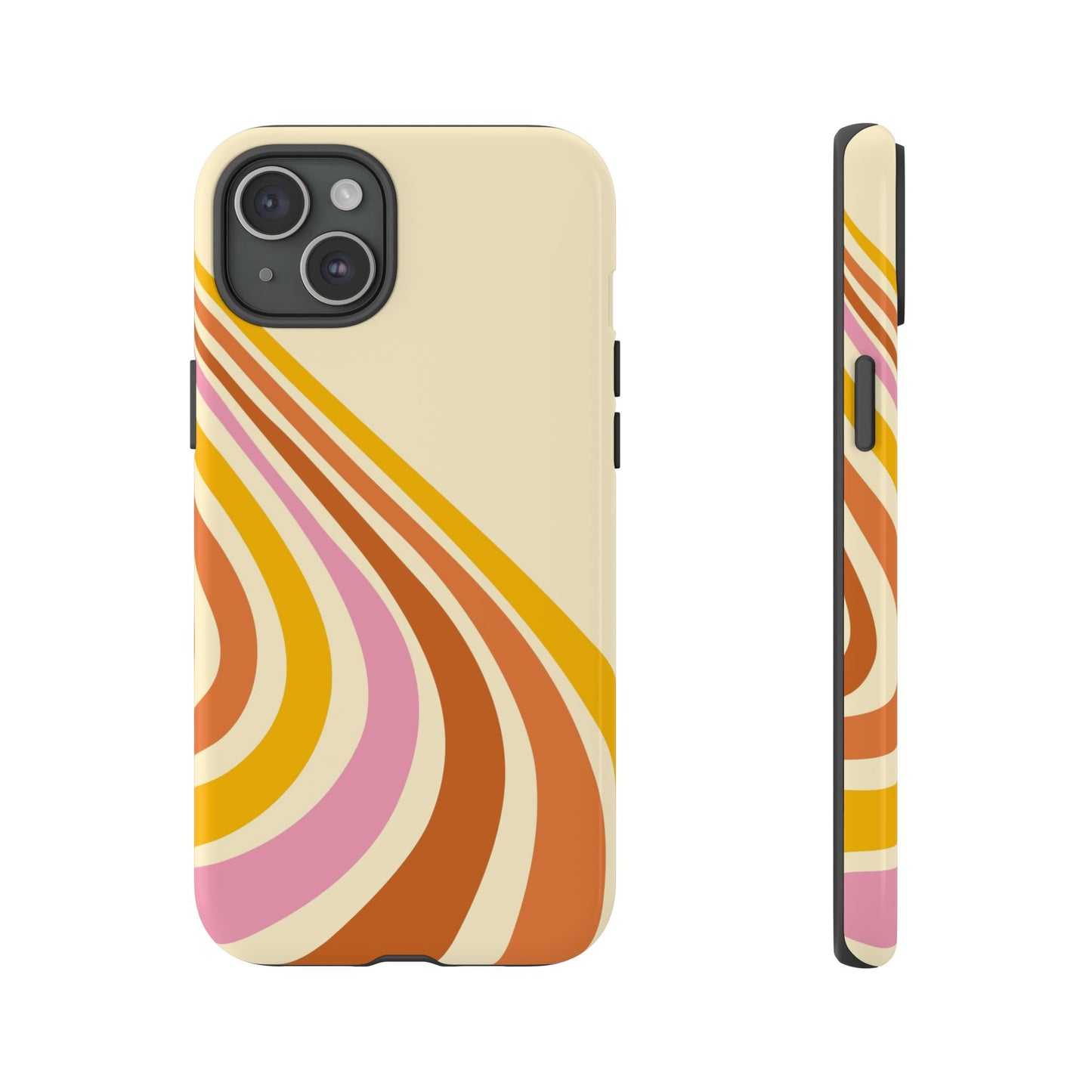 Retro Wave Swirl iPhone Case