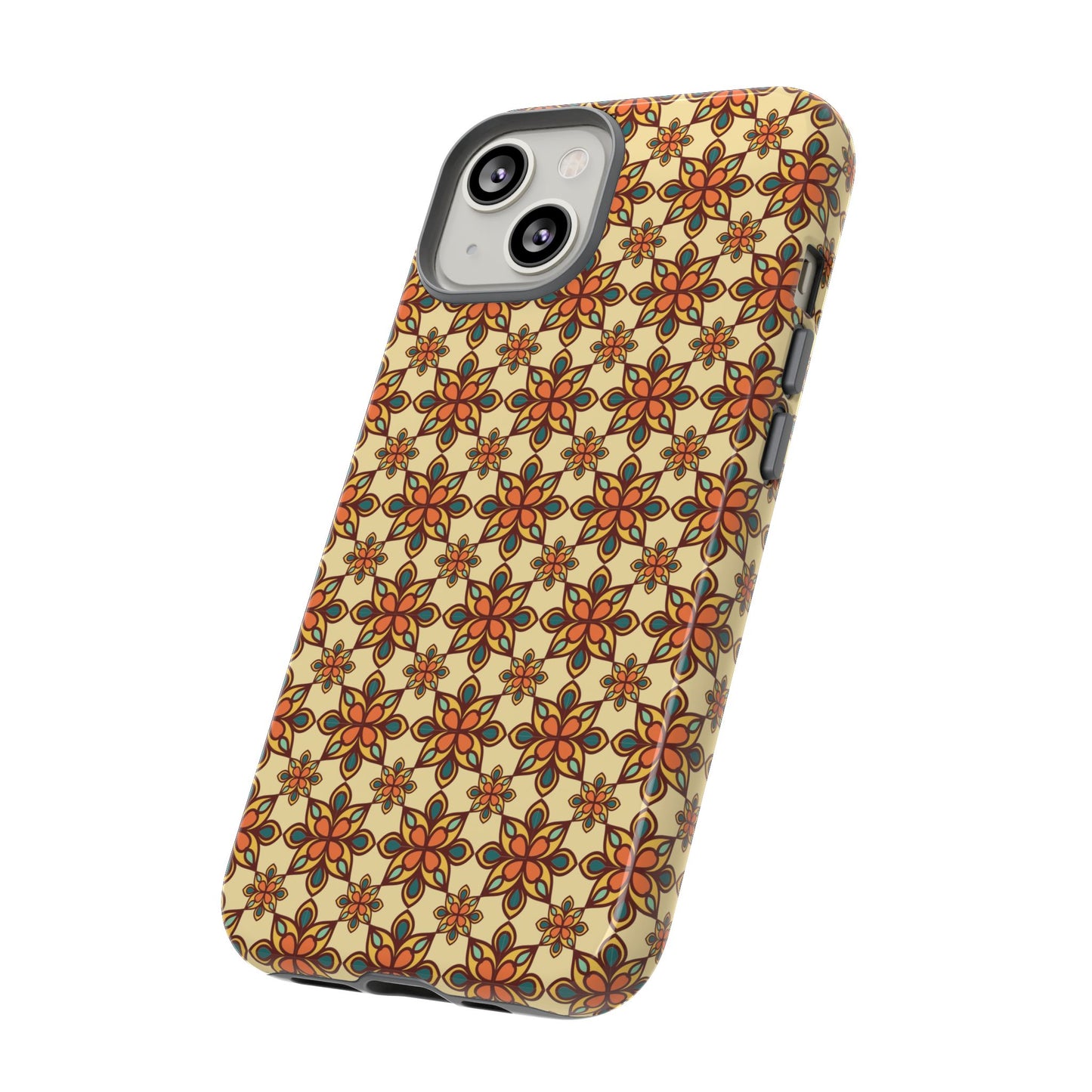 Retro Mandala Floral iPhone Case