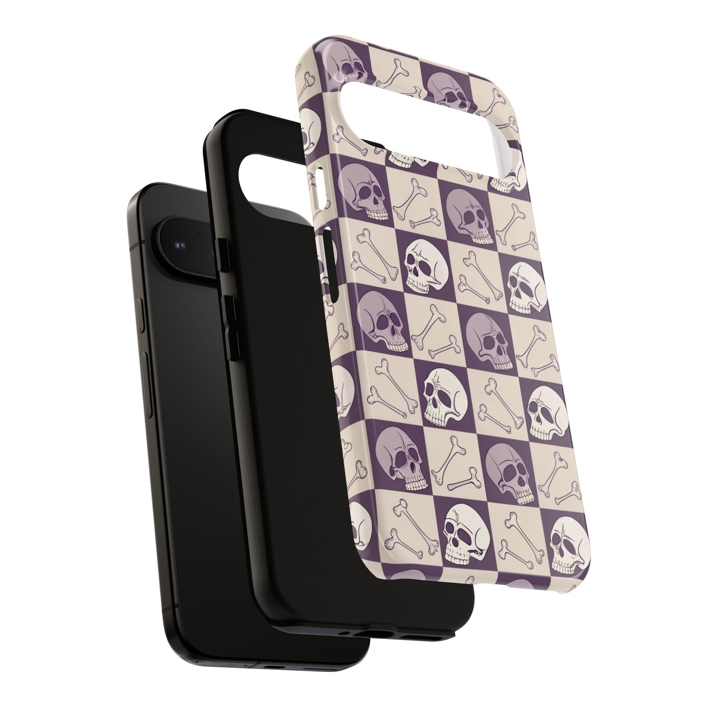 Skull & Bones Checkered Google Pixel Case