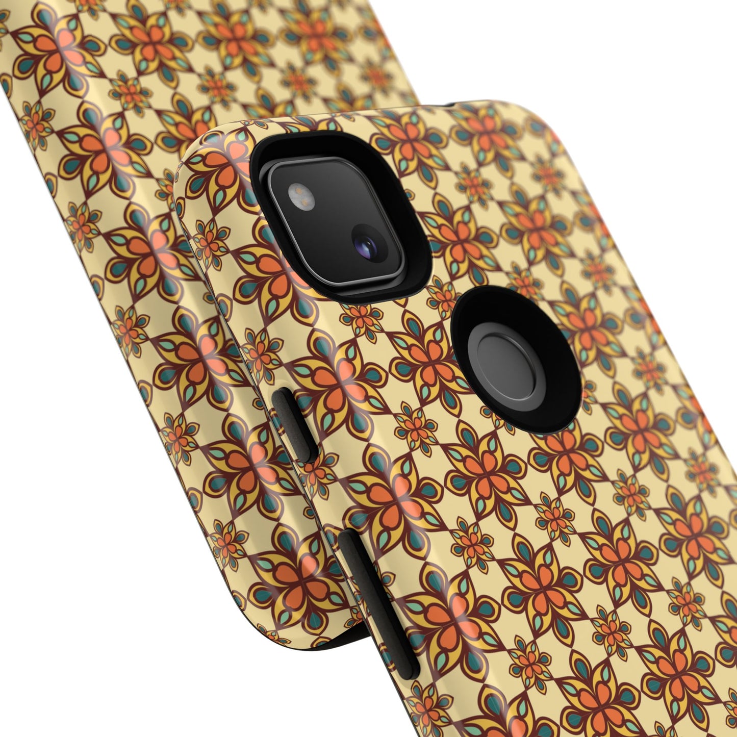 Retro Mandala Floral Google Pixel Case