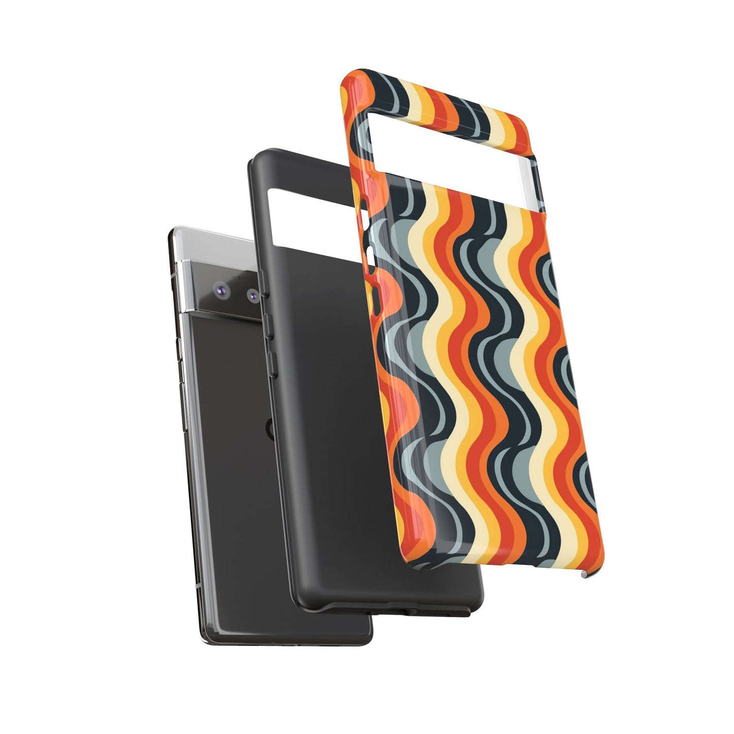 Retro Wavy Stripe Google Pixel Case