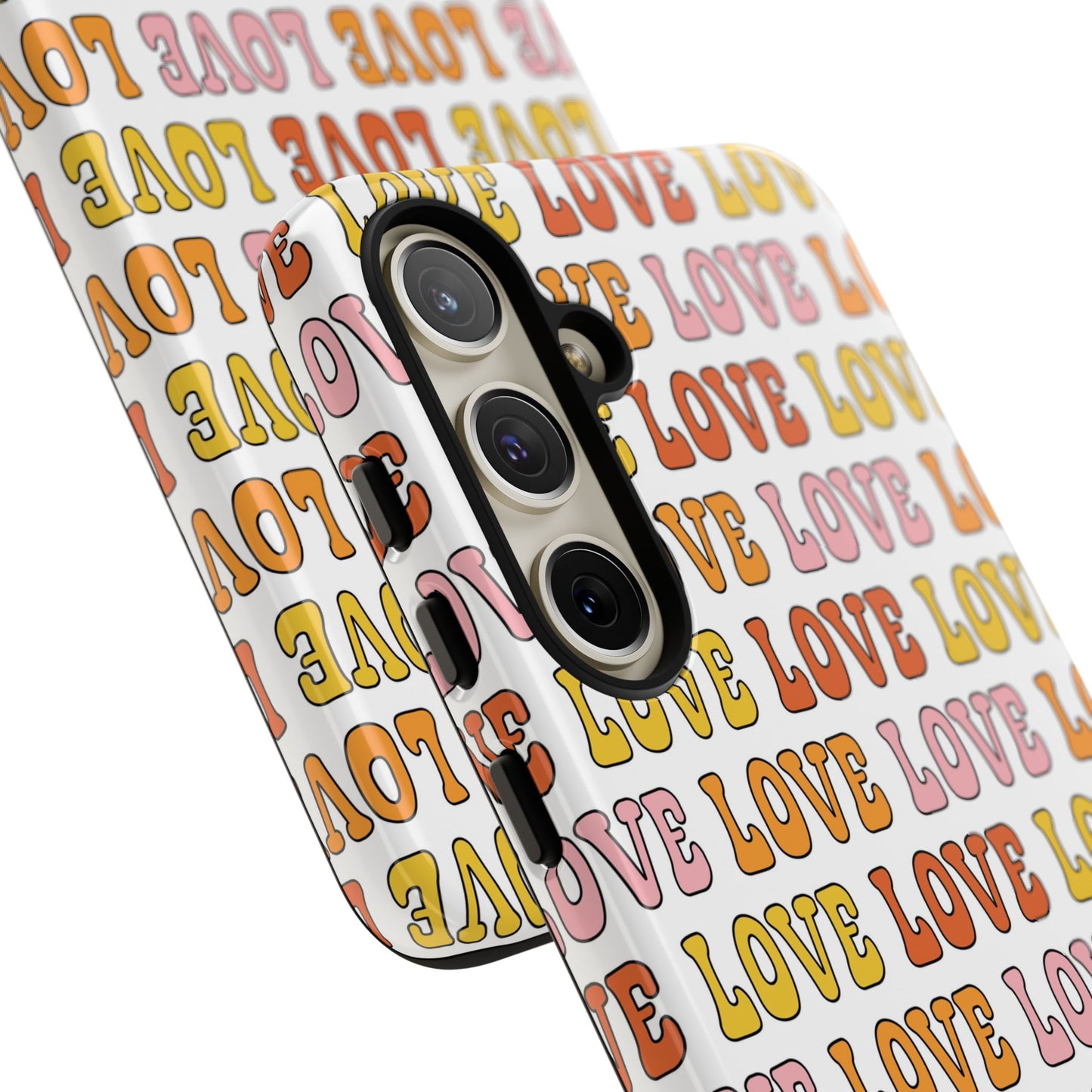 Retro LOVE Typography Samsung Case