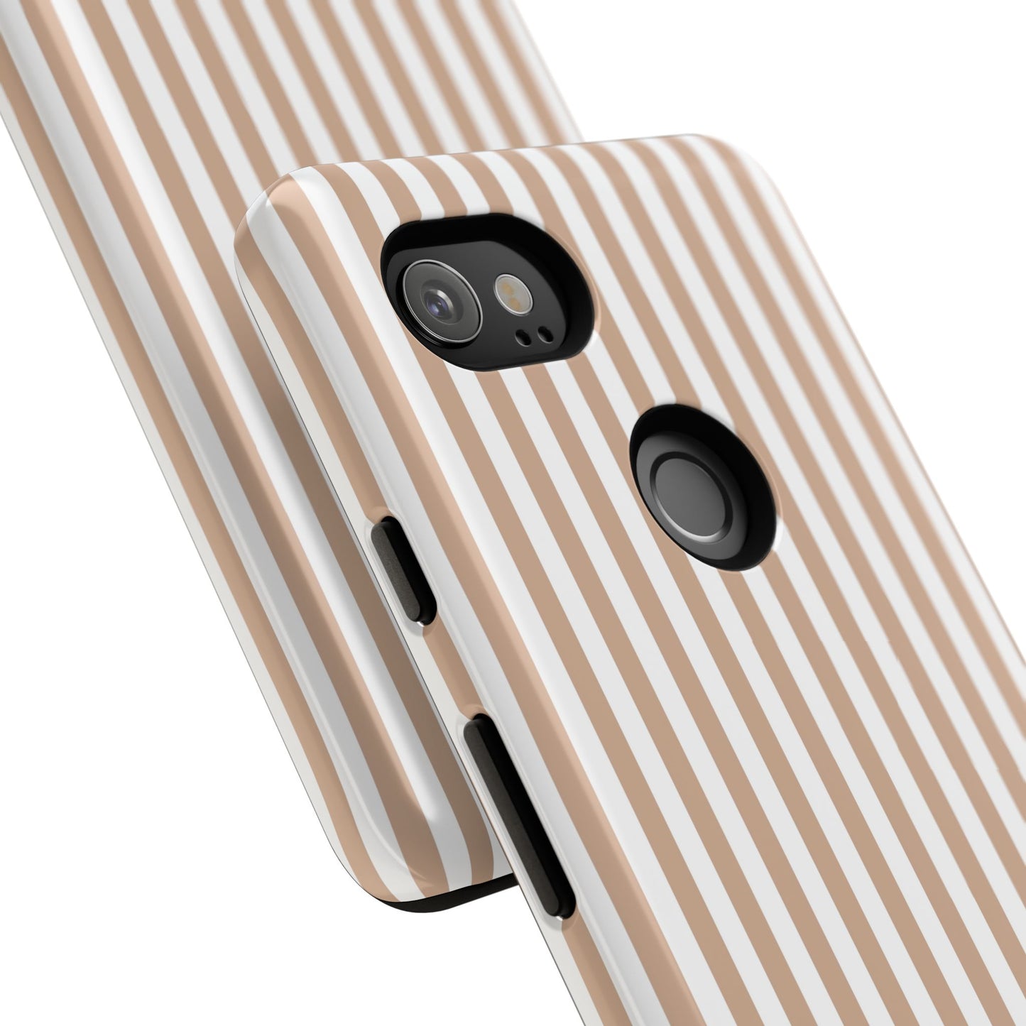 Tan & White Stripe Google Pixel Case