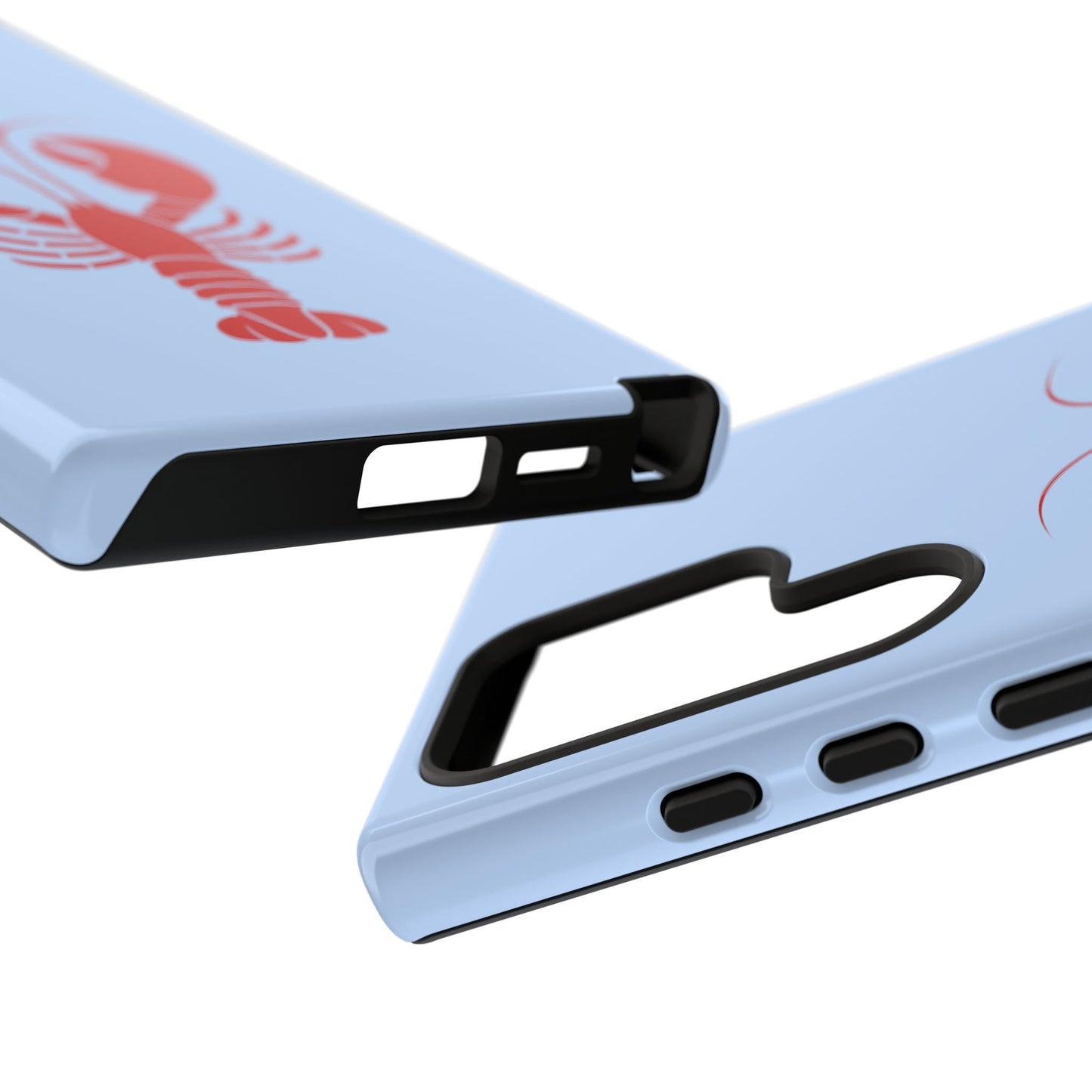 Red Lobster on Sky Blue Samsung Case