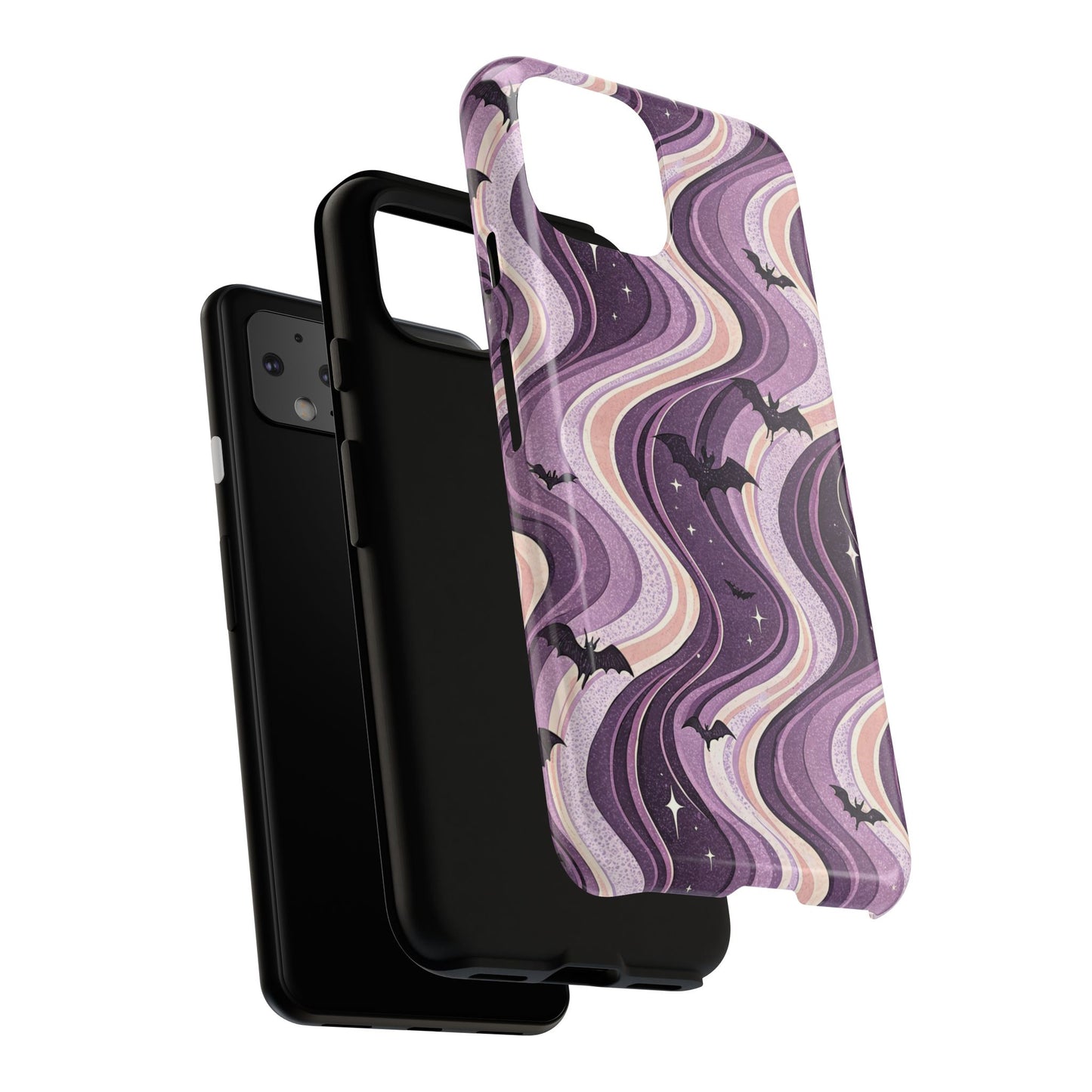 Retro Bats & Swirls Google Pixel Case