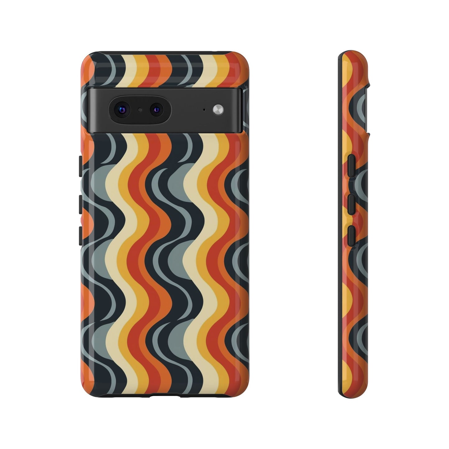 Retro Wavy Stripe Google Pixel Case