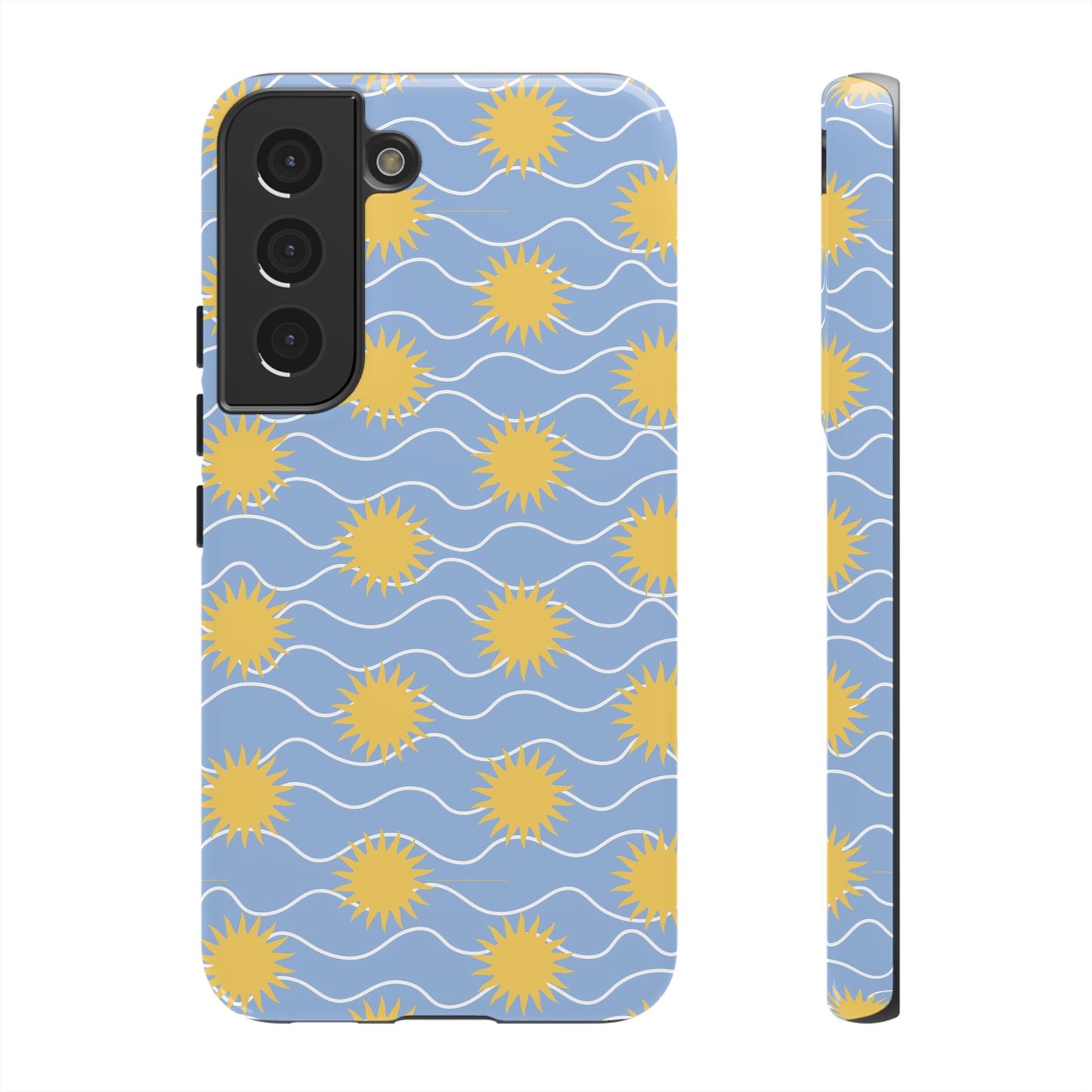 Sunny Waves Blue Samsung Case