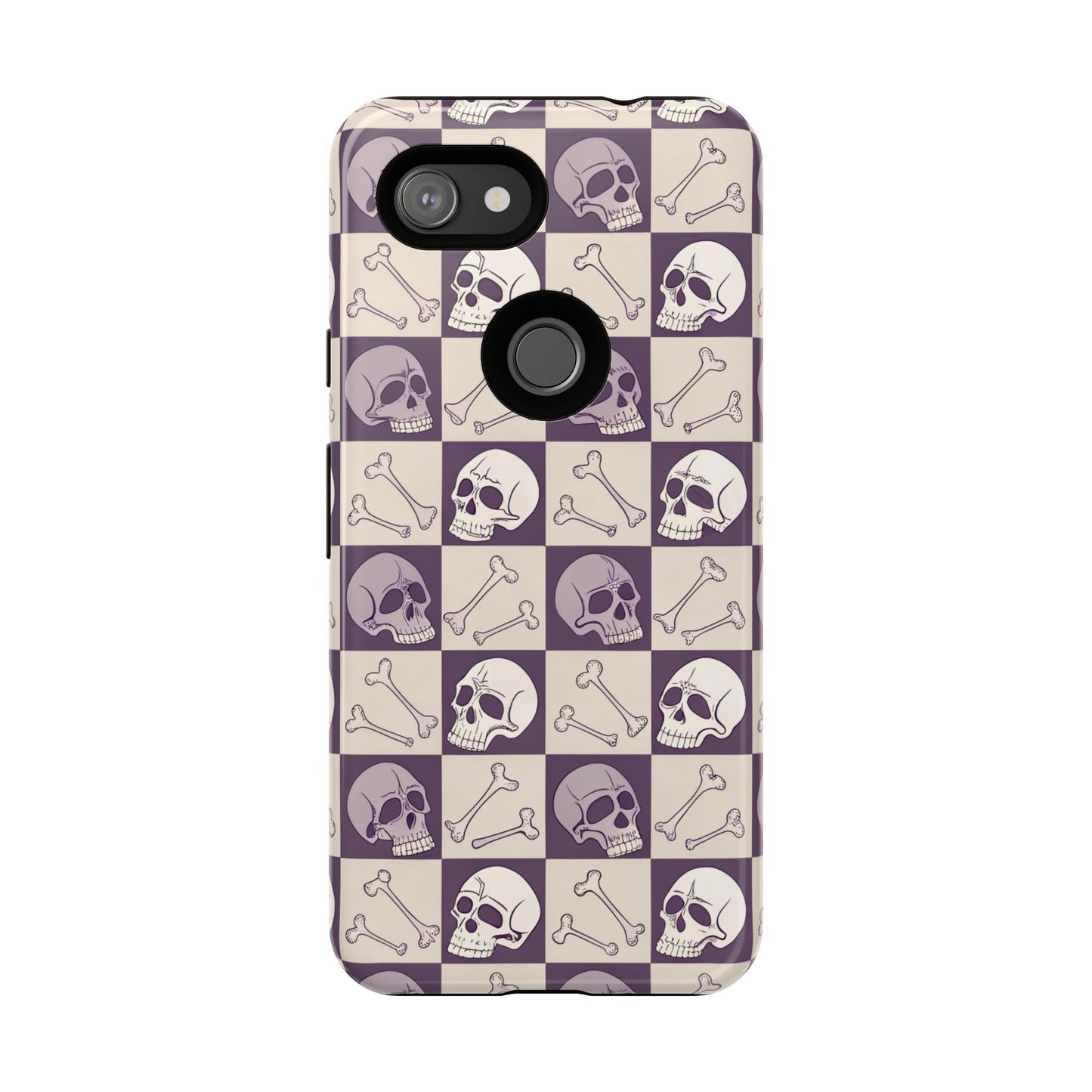 Skull & Bones Checkered Google Pixel Case