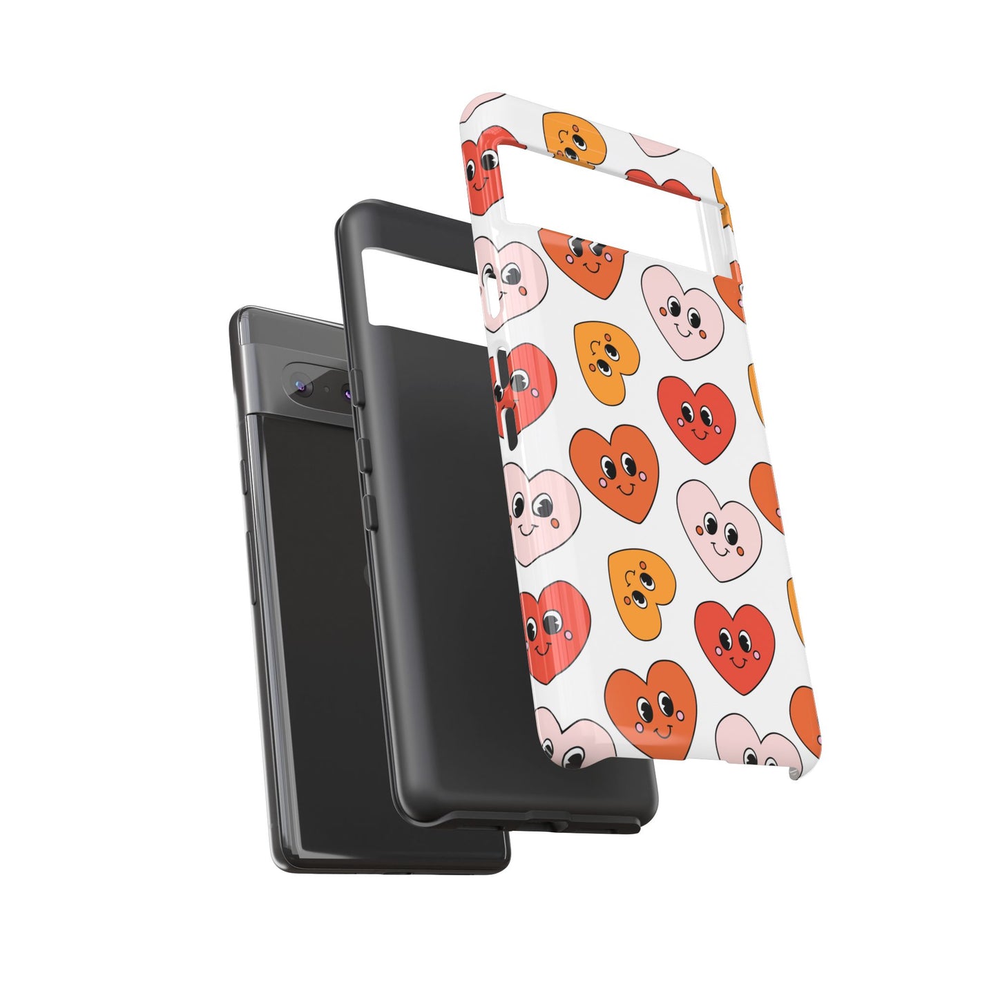 Smiley Heart Faces Google Pixel Case