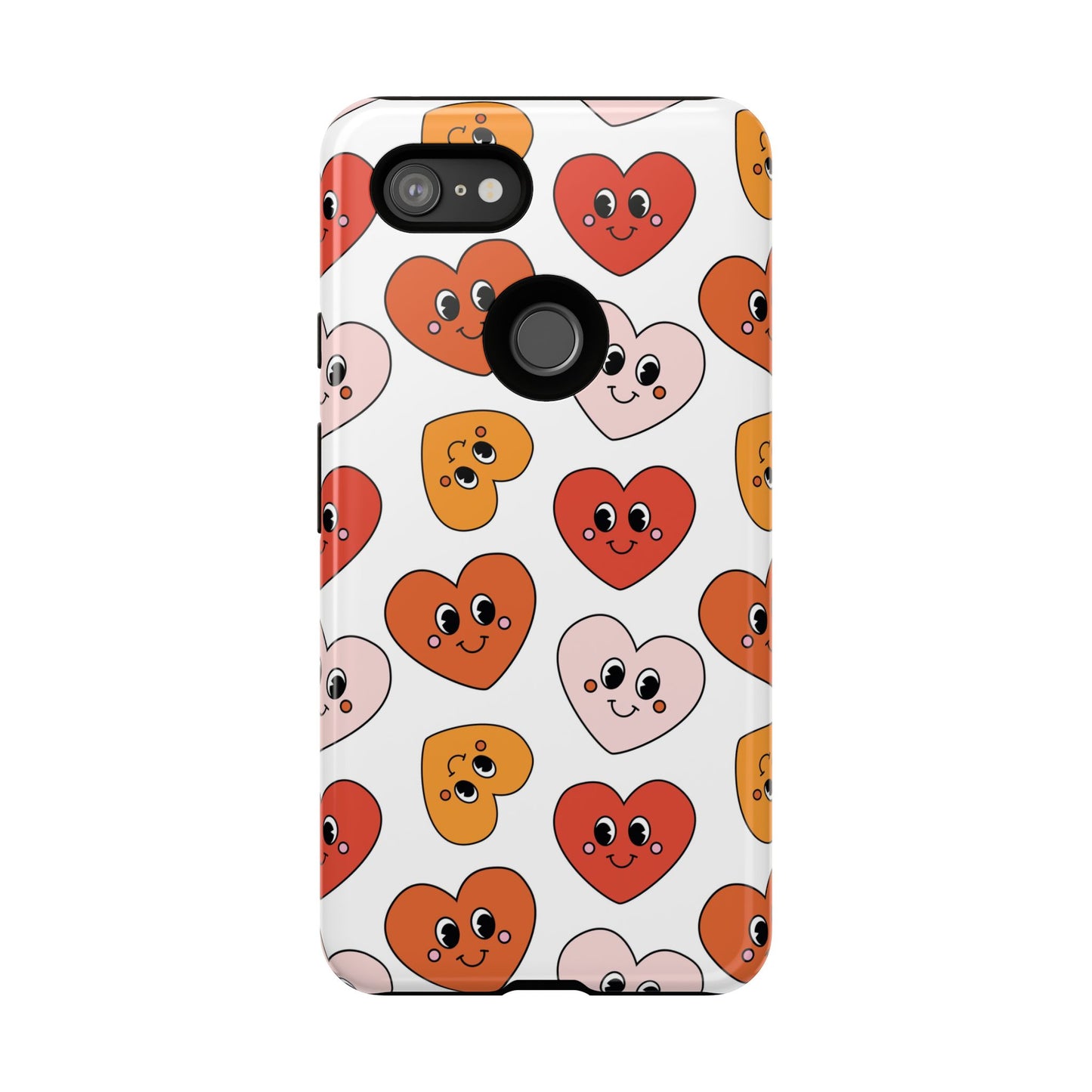 Smiley Heart Faces Google Pixel Case