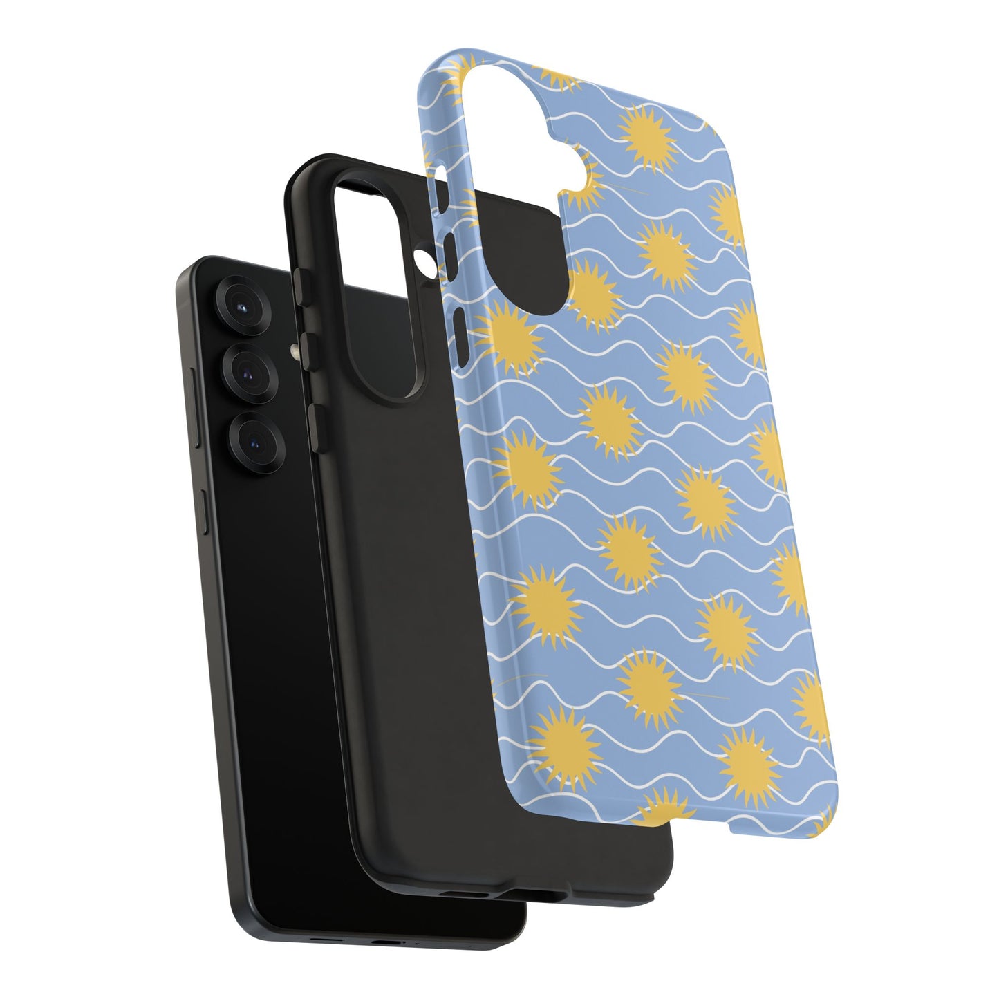 Sunny Waves Blue Samsung Case