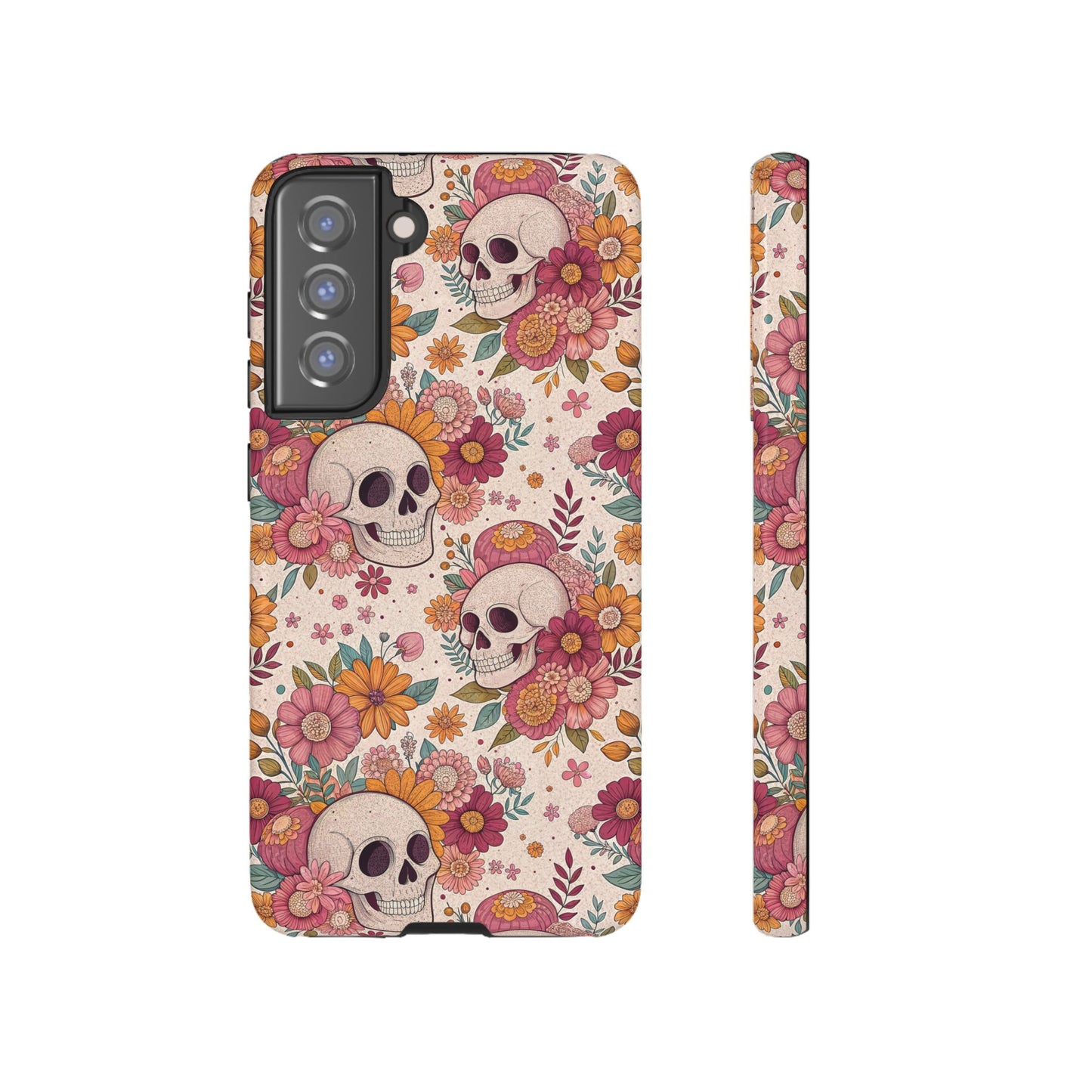 Floral Skull Samsung Case