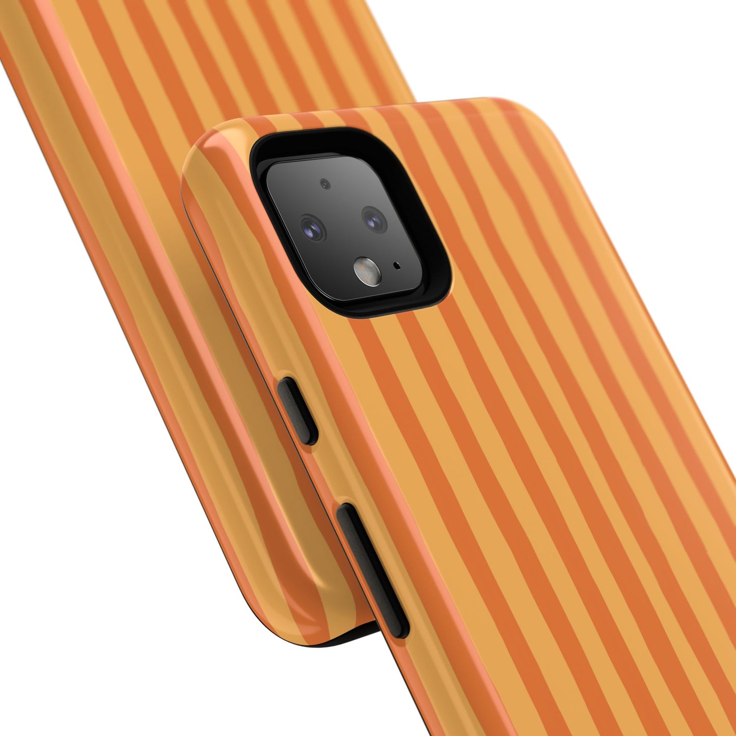 Orange Wavy Stripe Google Pixel Case