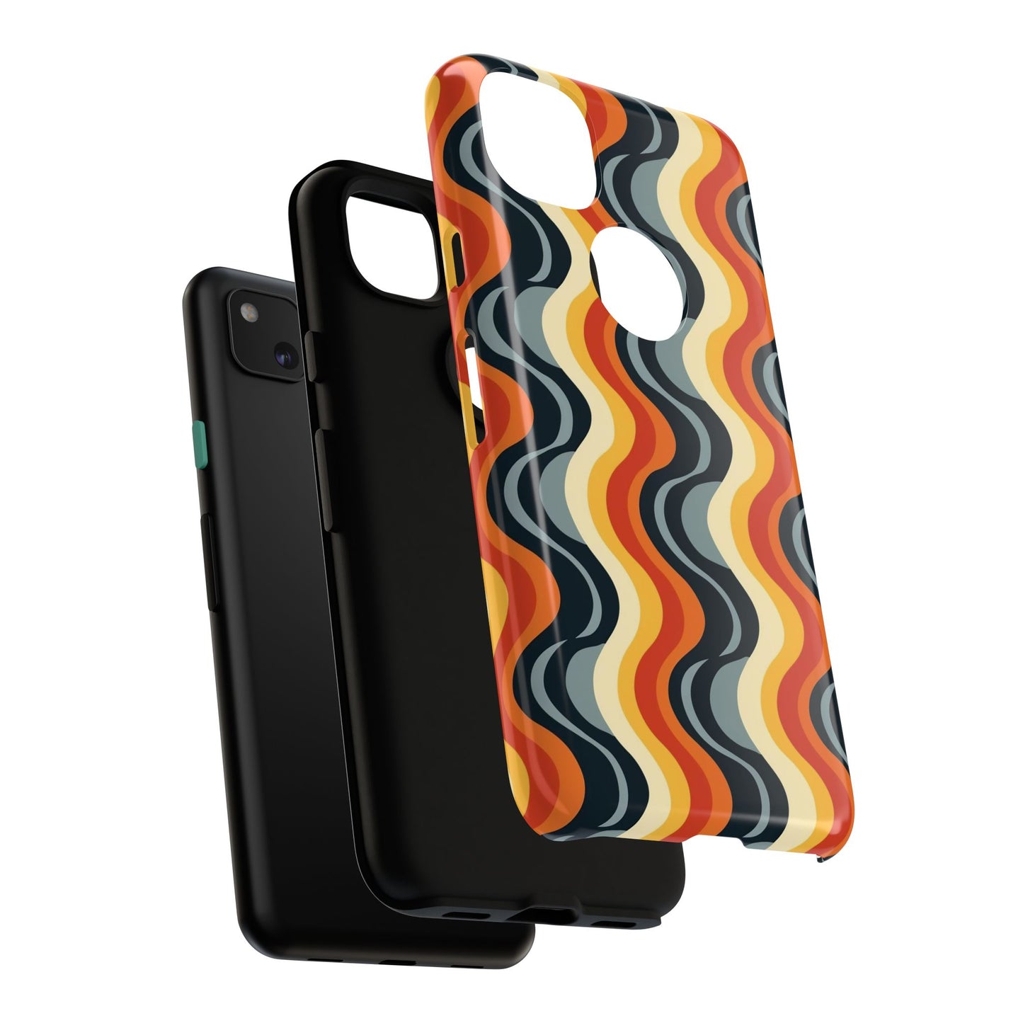 Retro Wavy Stripe Google Pixel Case