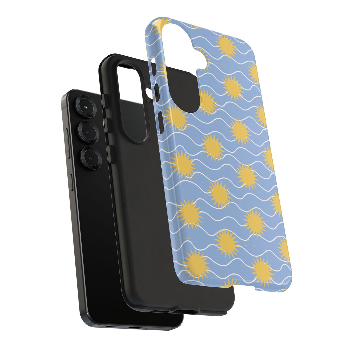 Sunny Waves Blue Samsung Case