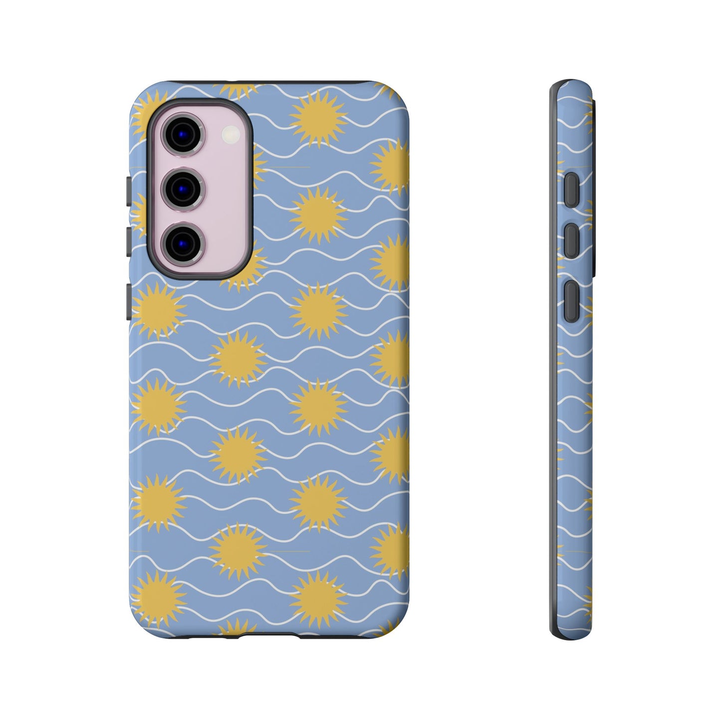 Sunny Waves Blue Samsung Case