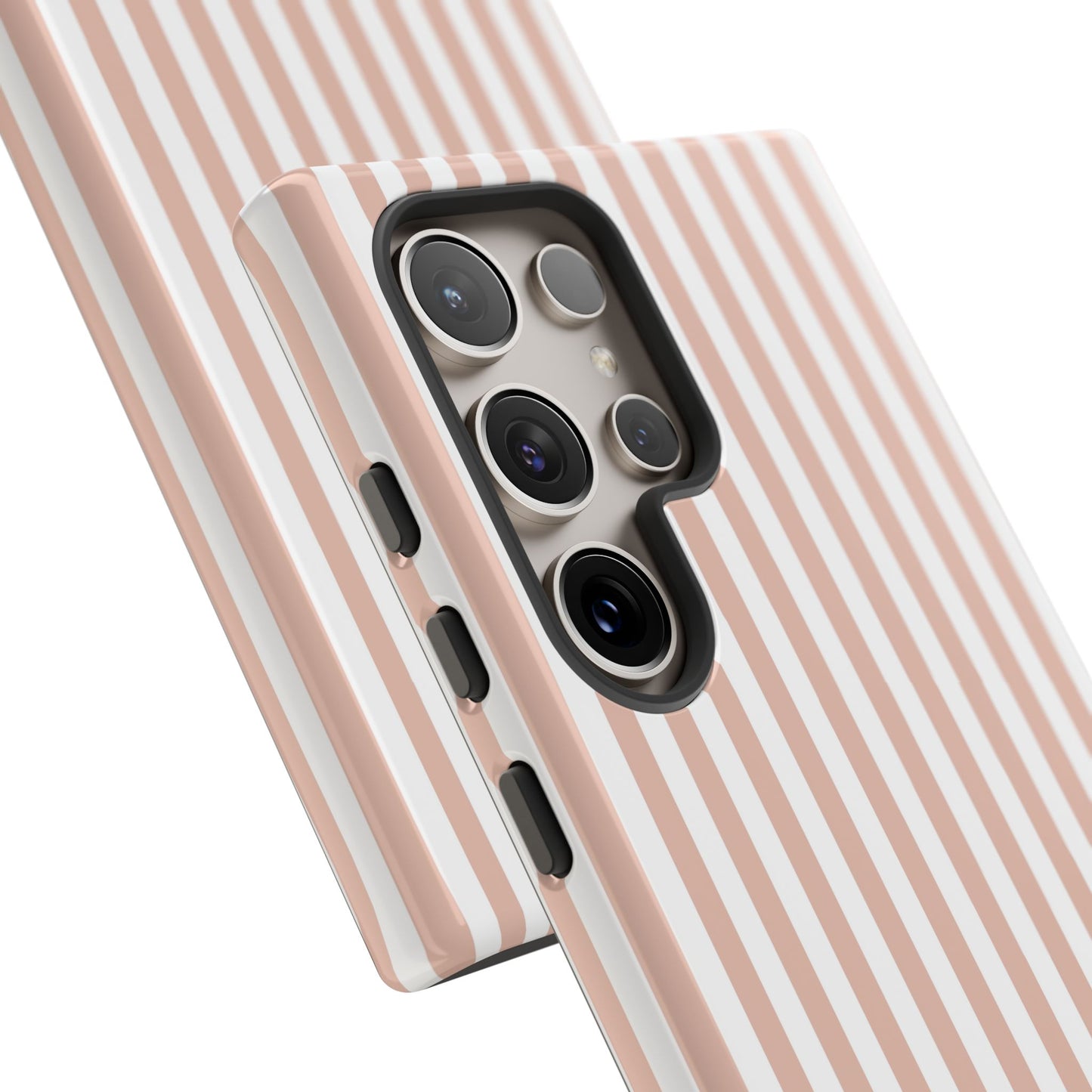Blush & White Stripe Samsung Case