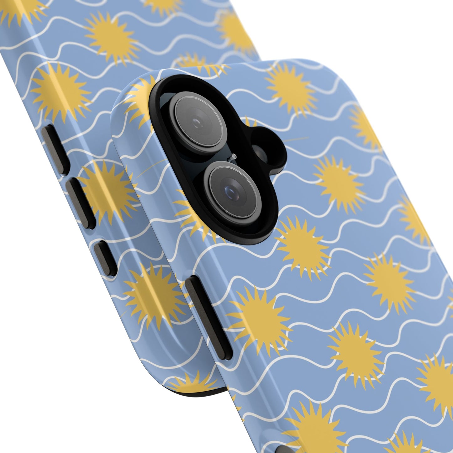 Sunny Waves Blue iPhone Case