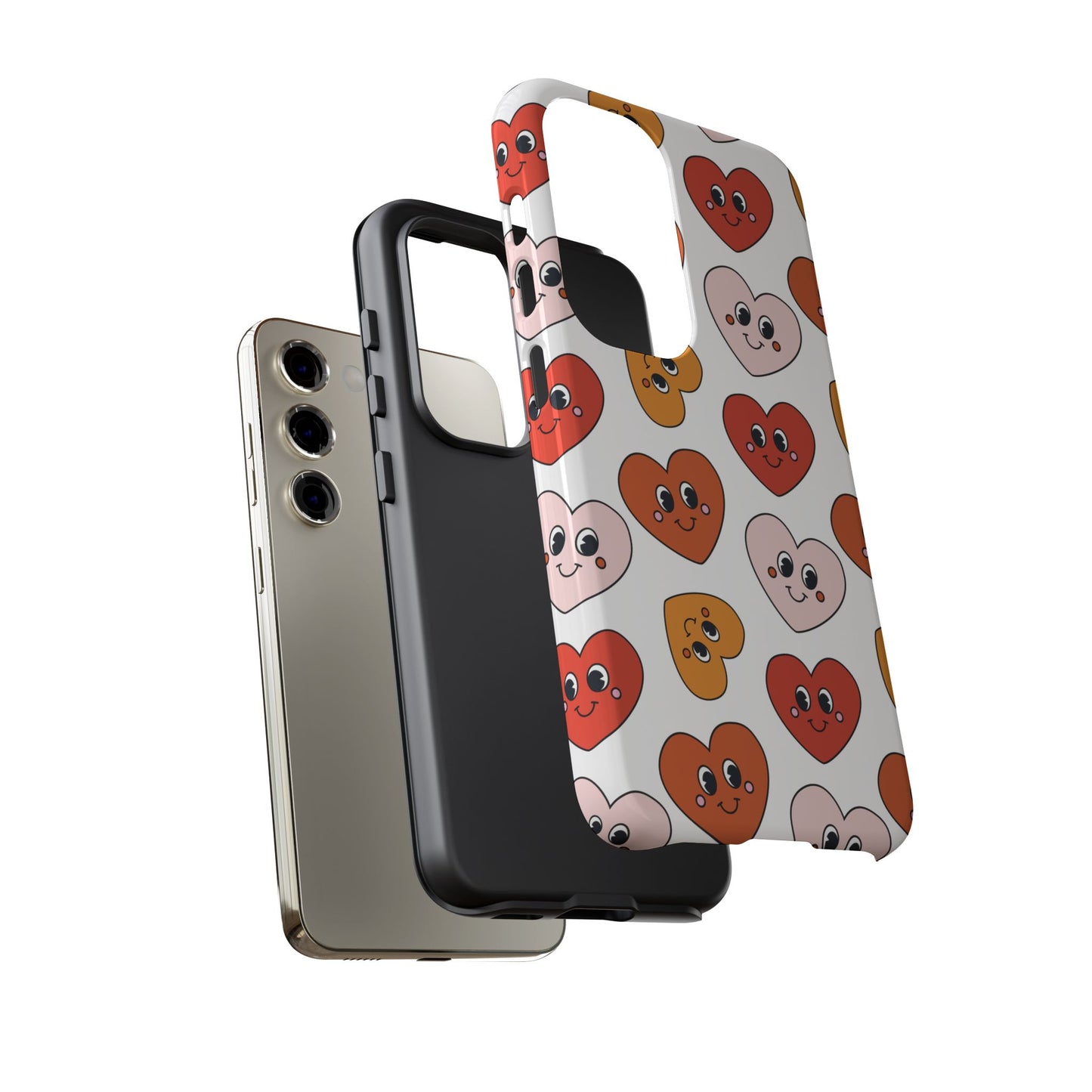 Smiley Heart Faces Samsung Case