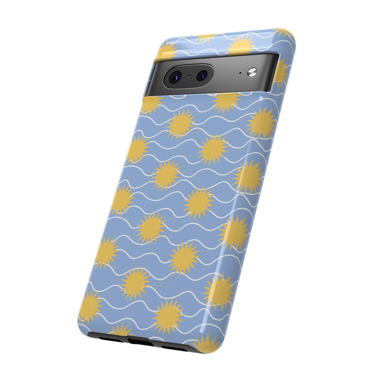 Sunny Waves Blue Google Pixel Case