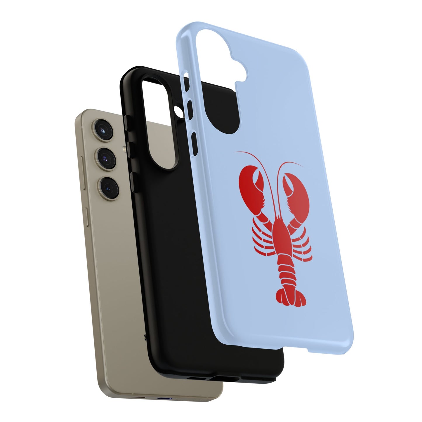 Red Lobster on Sky Blue Samsung Case