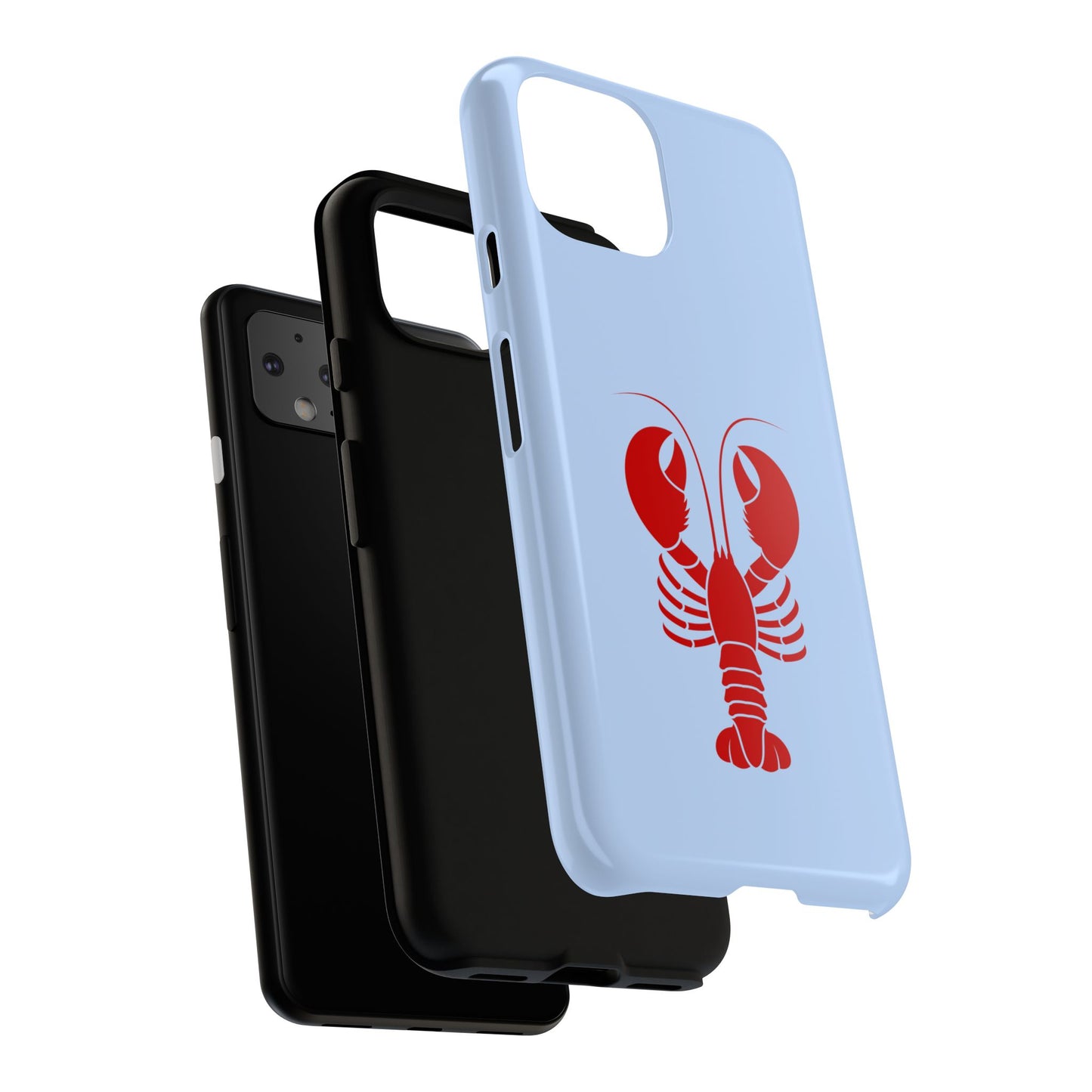Red Lobster on Sky Blue Google Pixel Case