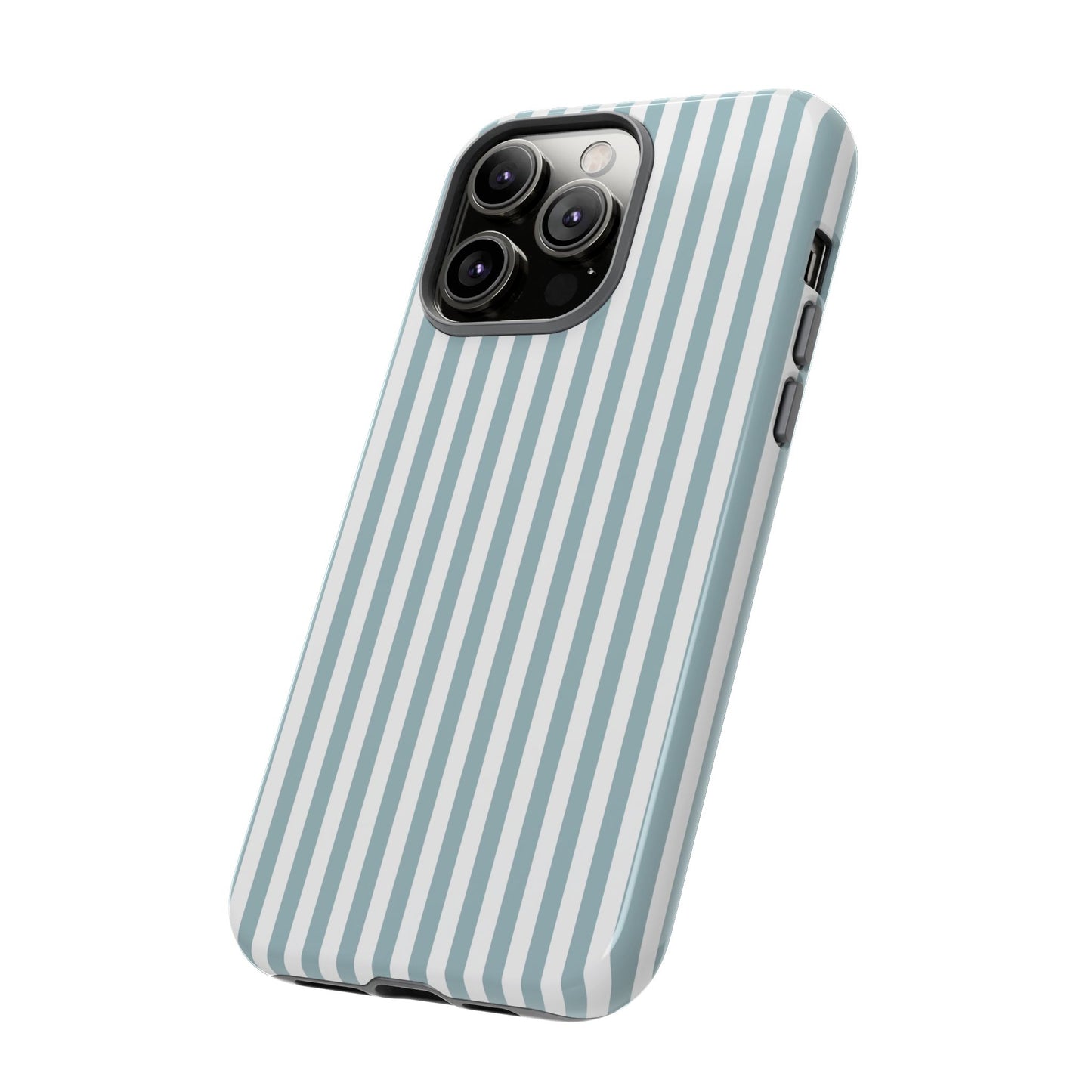 Blue & White Stripe iPhone Case