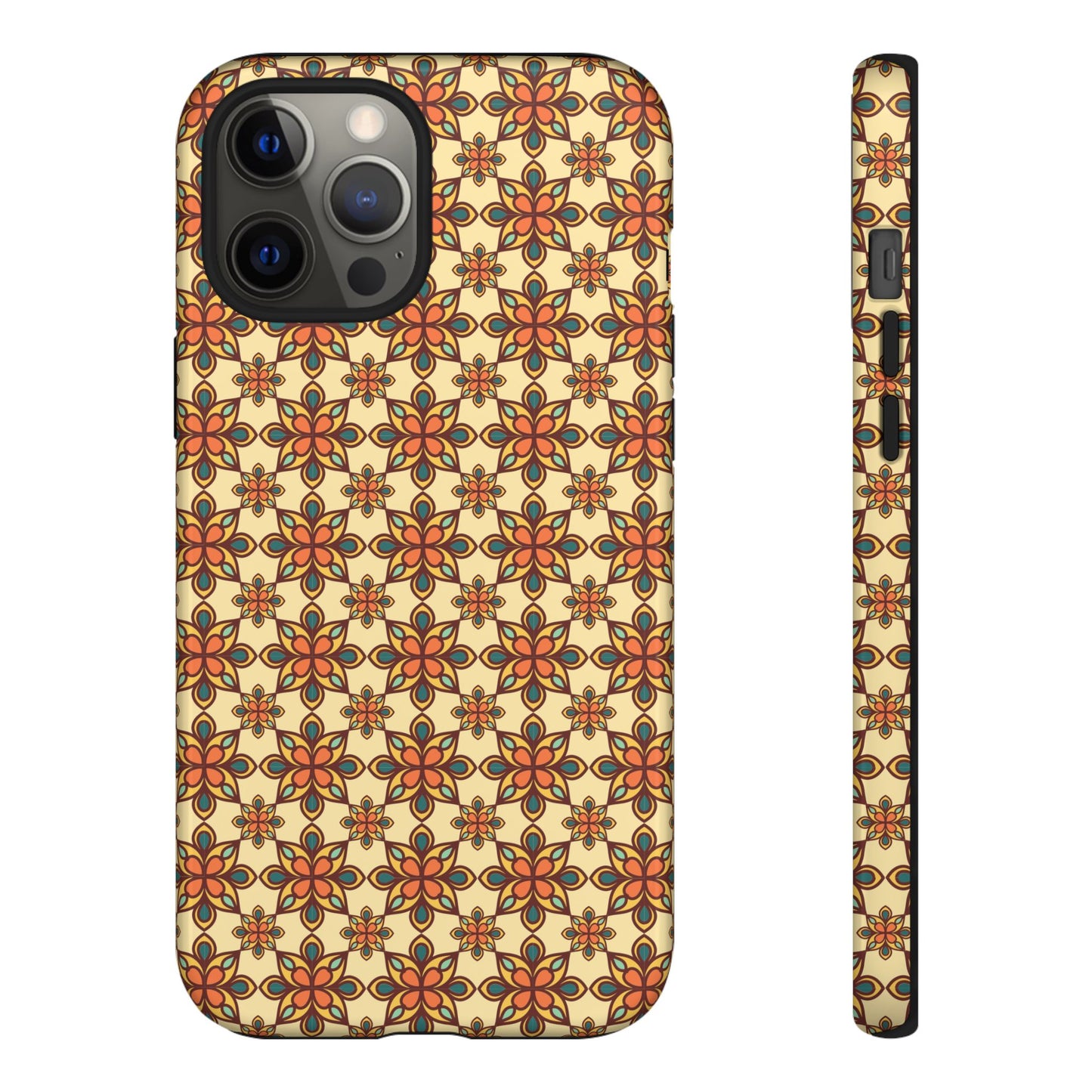 Retro Mandala Floral iPhone Case