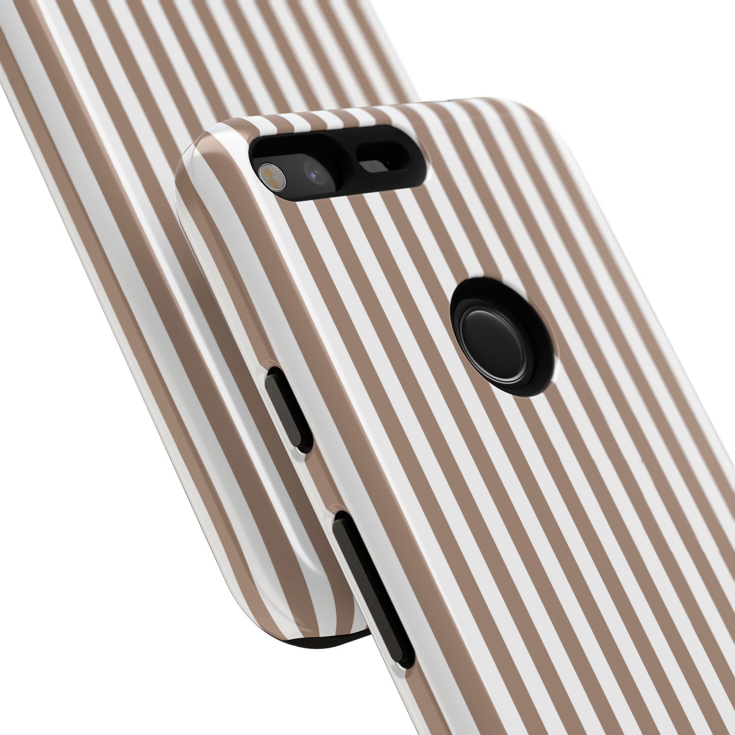 Beige & White Stripe Google Pixel Case