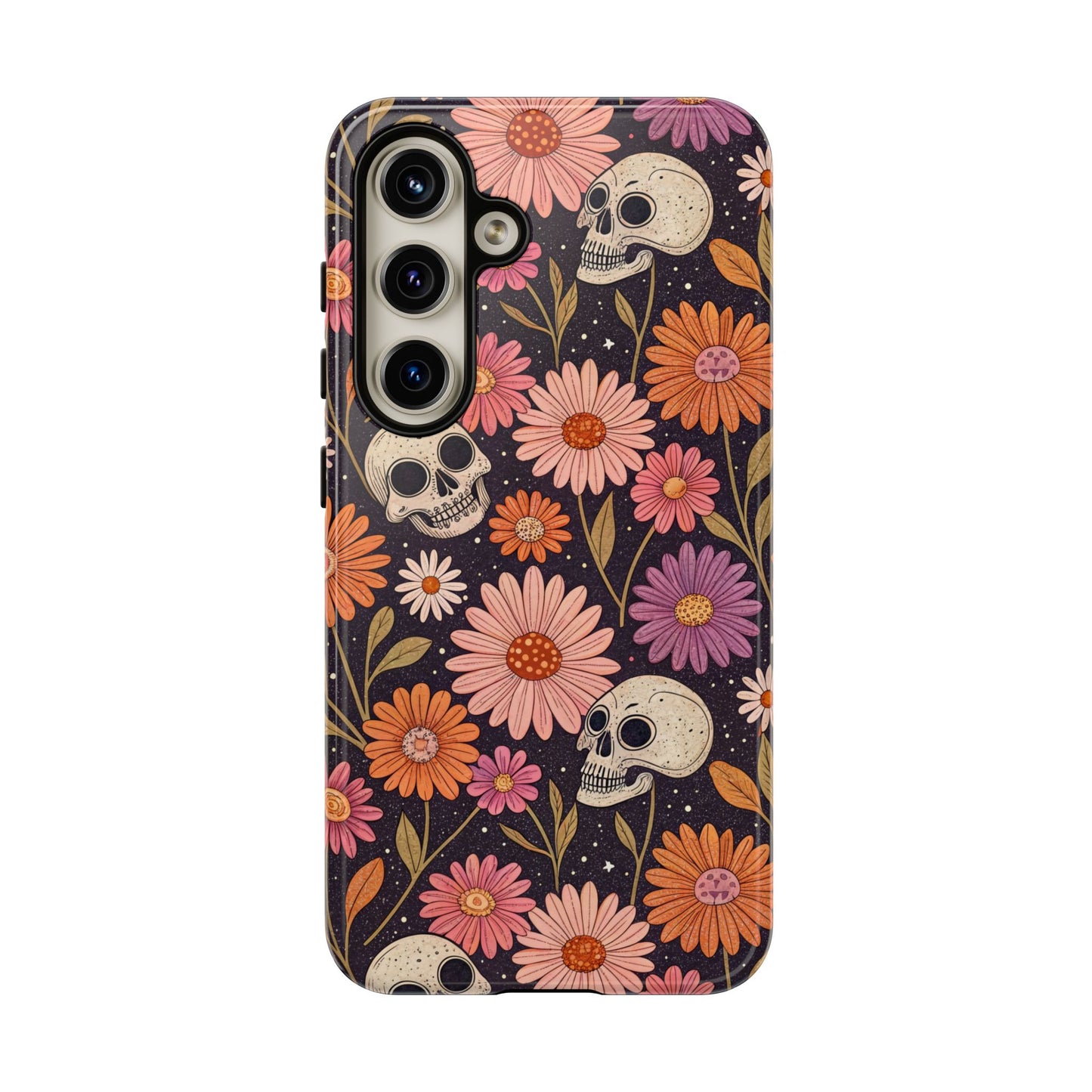 Skulls & Fall Florals Samsung Case