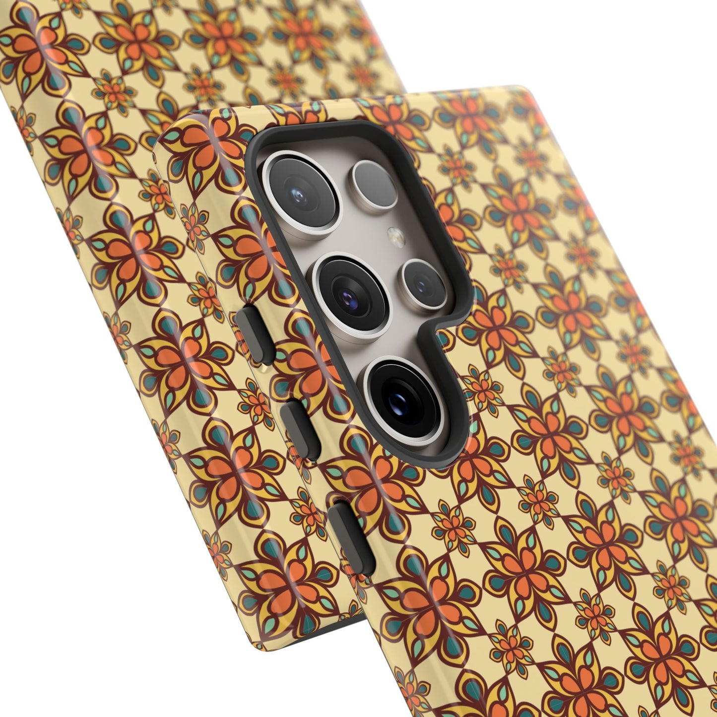 Retro Mandala Floral Samsung Galaxy Case