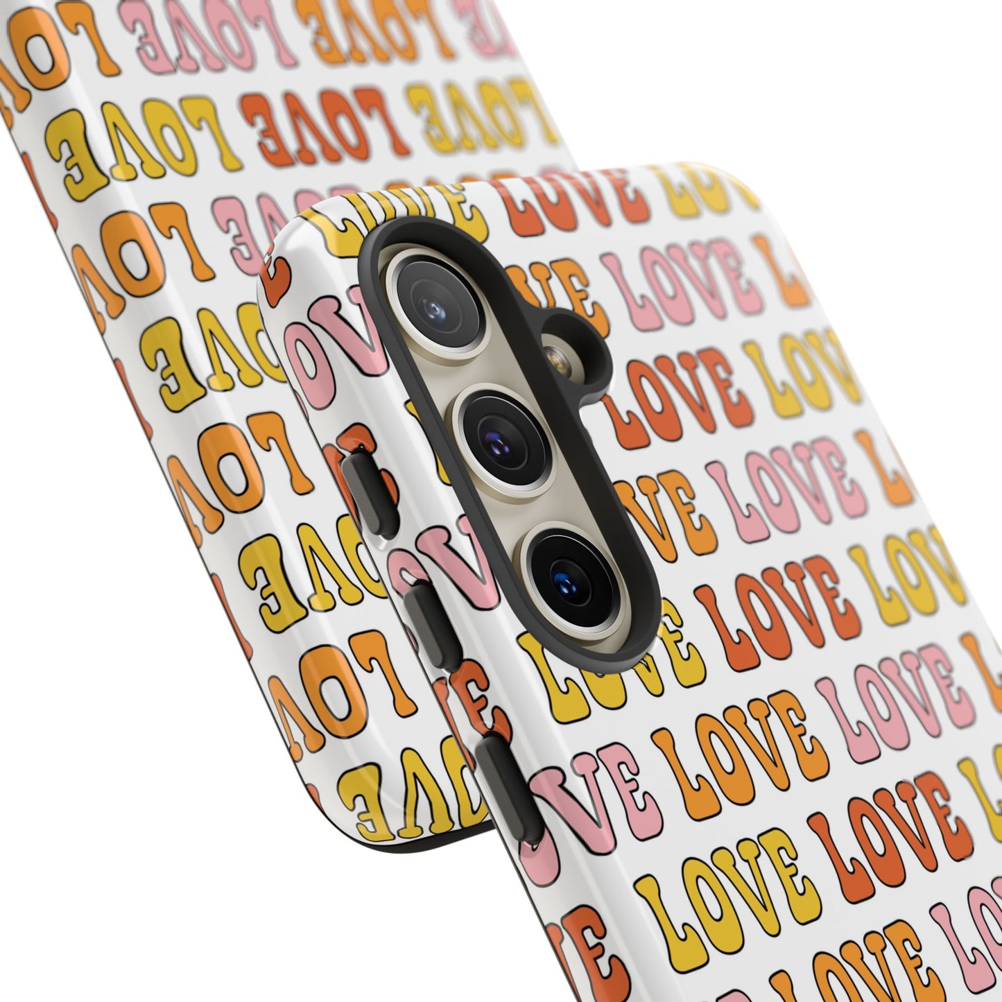 Retro LOVE Typography Samsung Case