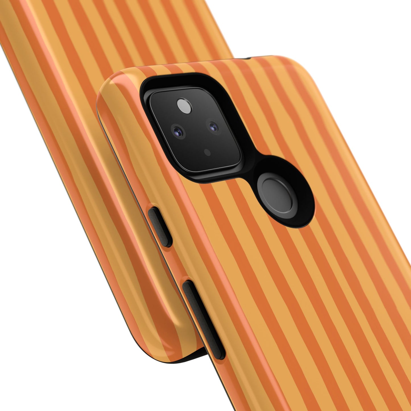Orange Wavy Stripe Google Pixel Case