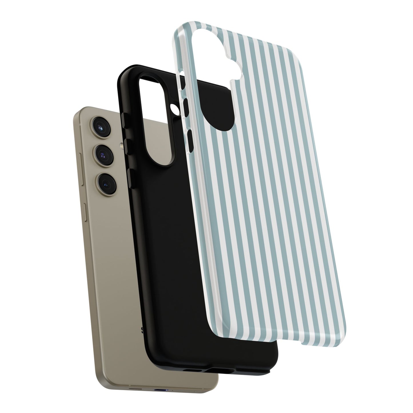 Blue & White Stripe Samsung Case