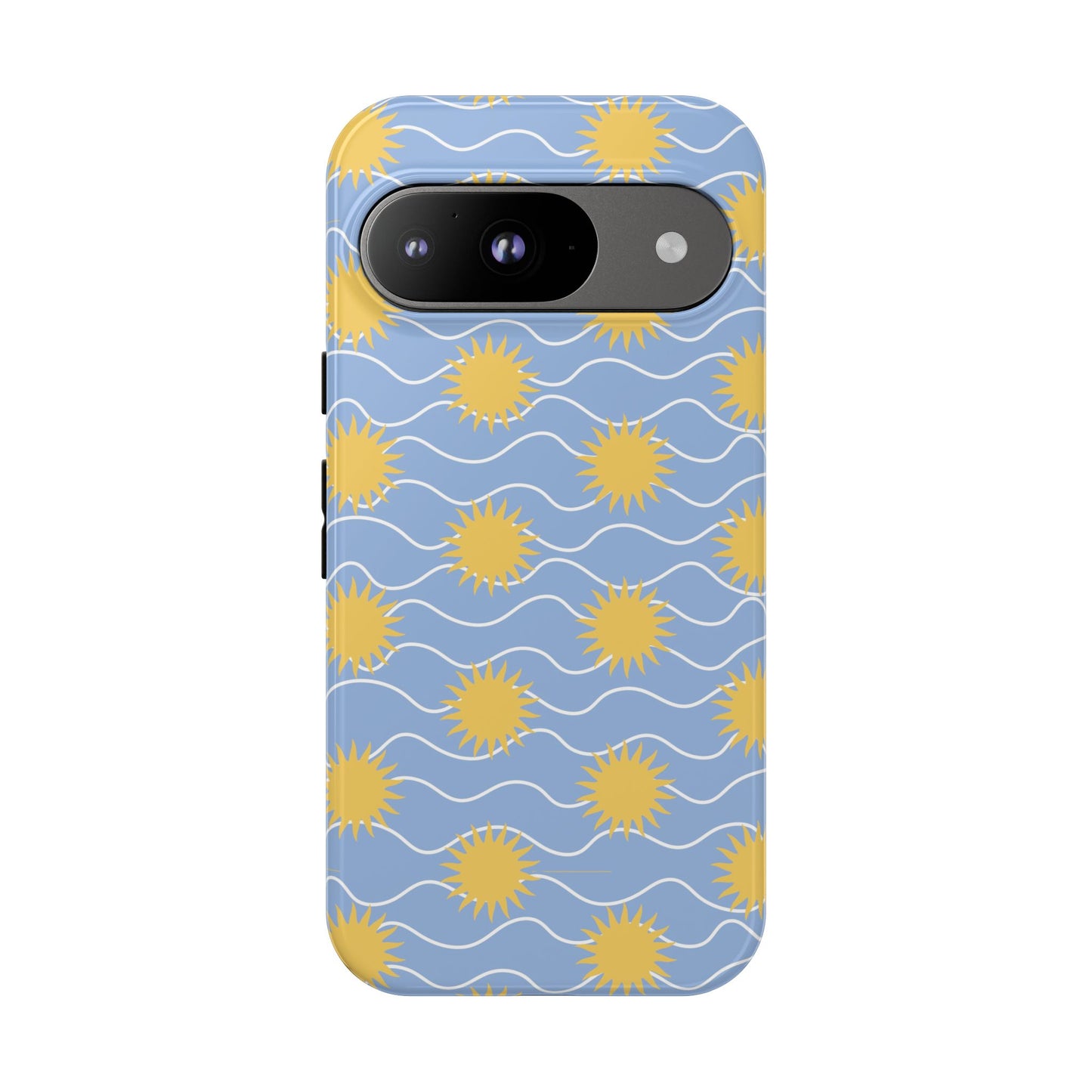 Sunny Waves Blue Google Pixel Case