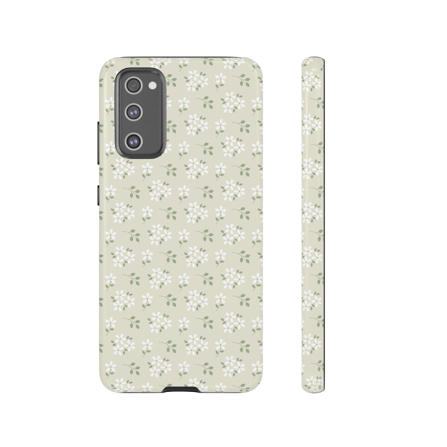 Beige Daisy Bloom Samsung Case