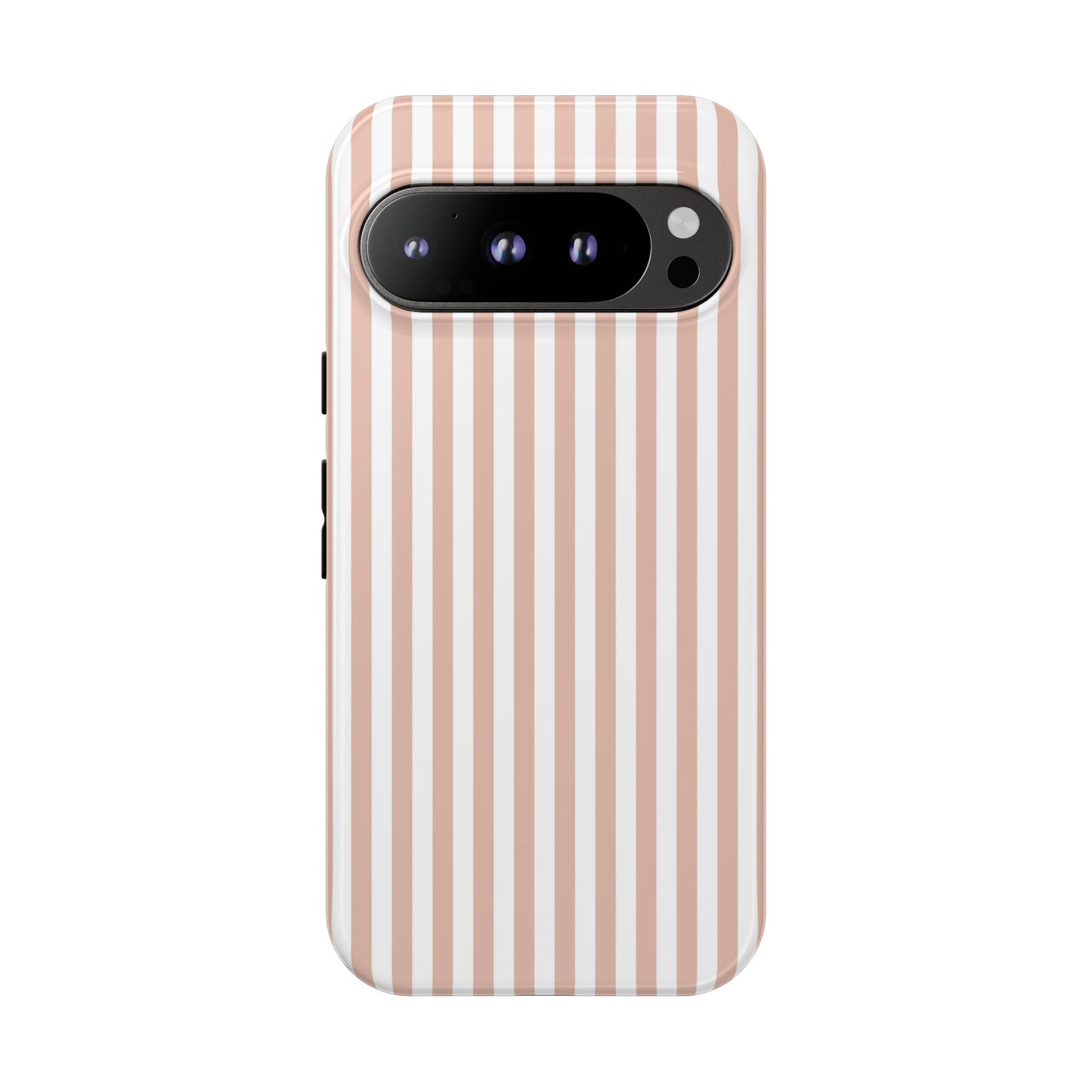 Blush & White Stripe Google Pixel Case