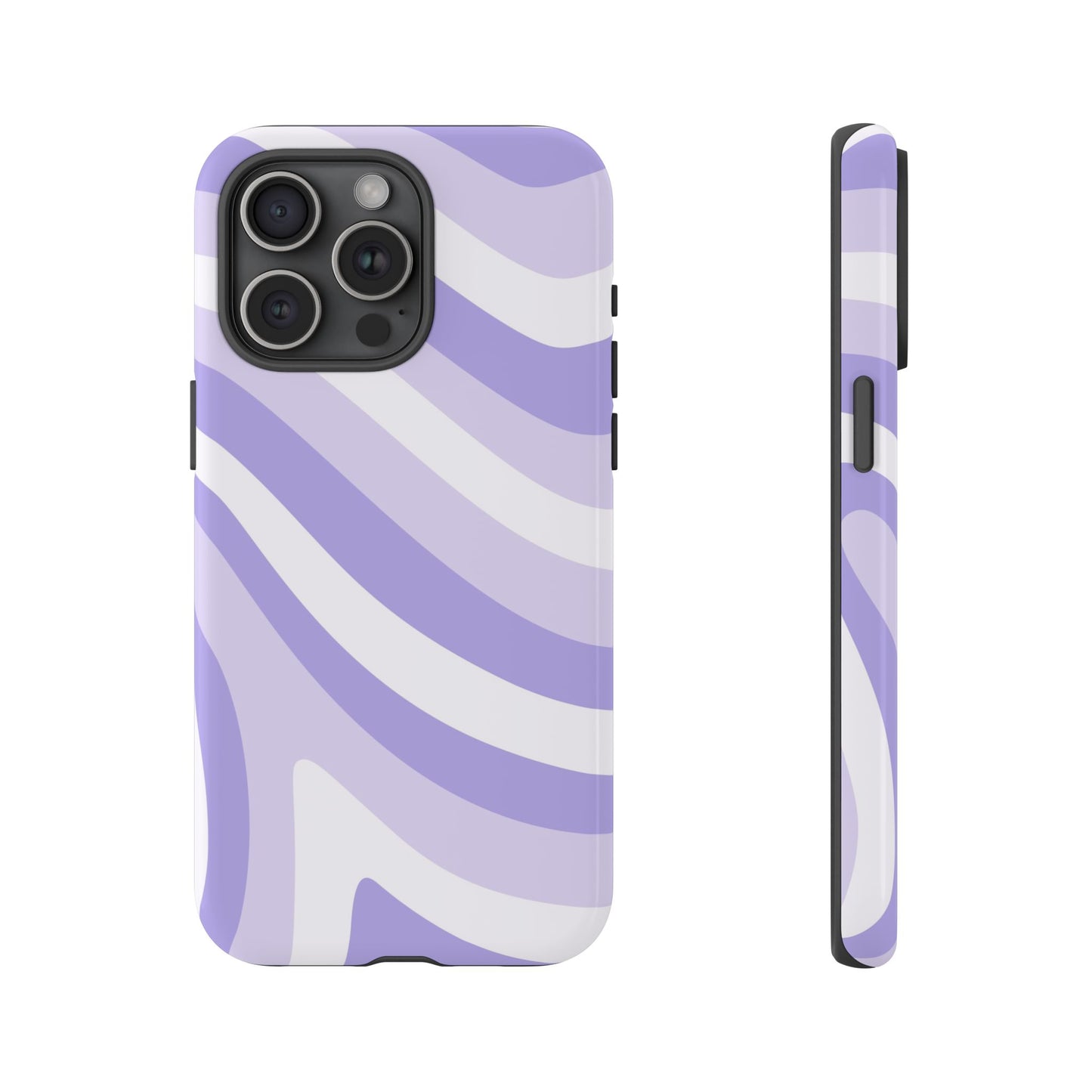 Lavender Wave Abstract iPhone Case