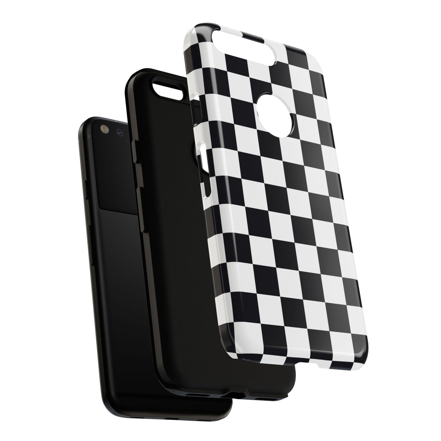 Black & White Checkerboard Google Pixel Case