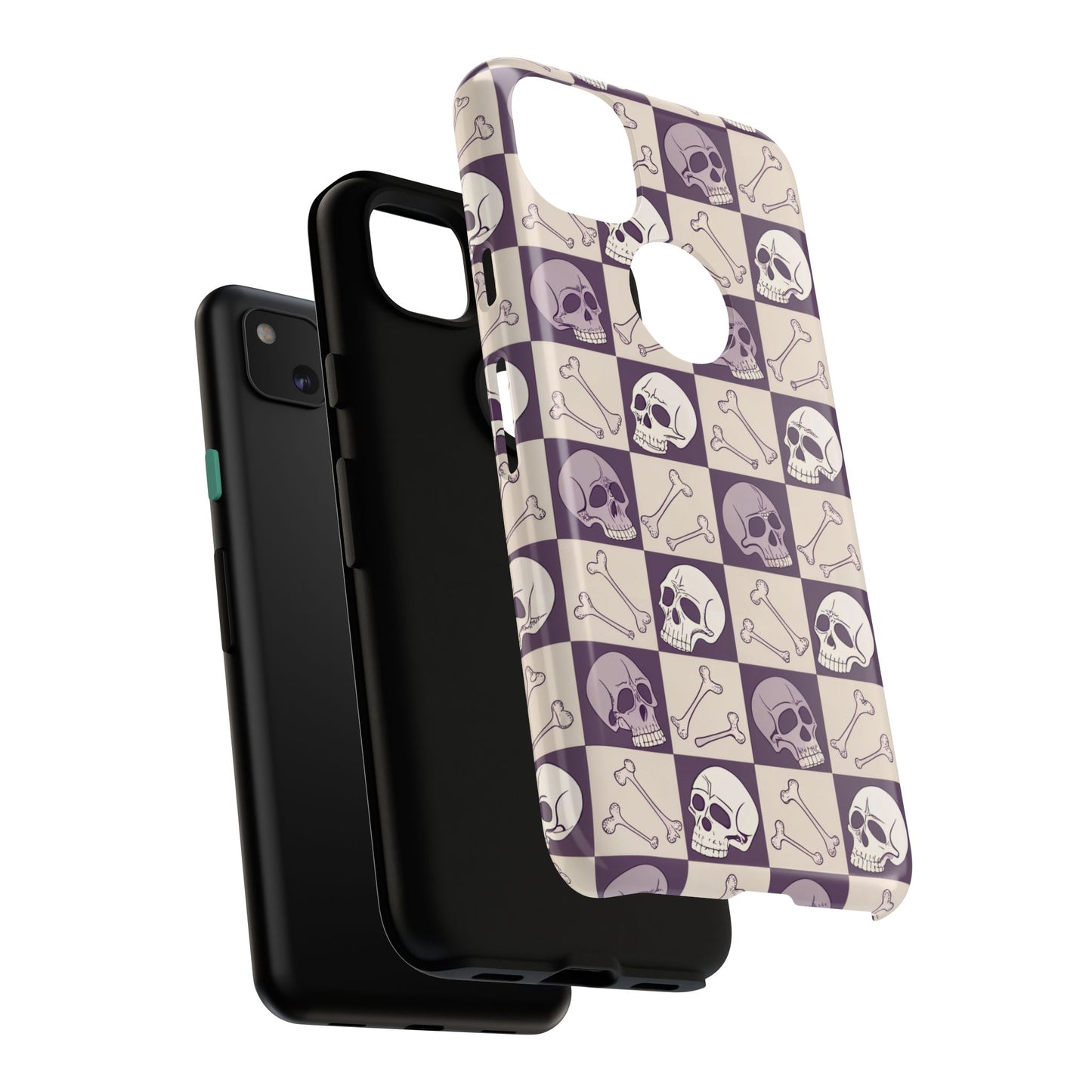Skull & Bones Checkered Google Pixel Case