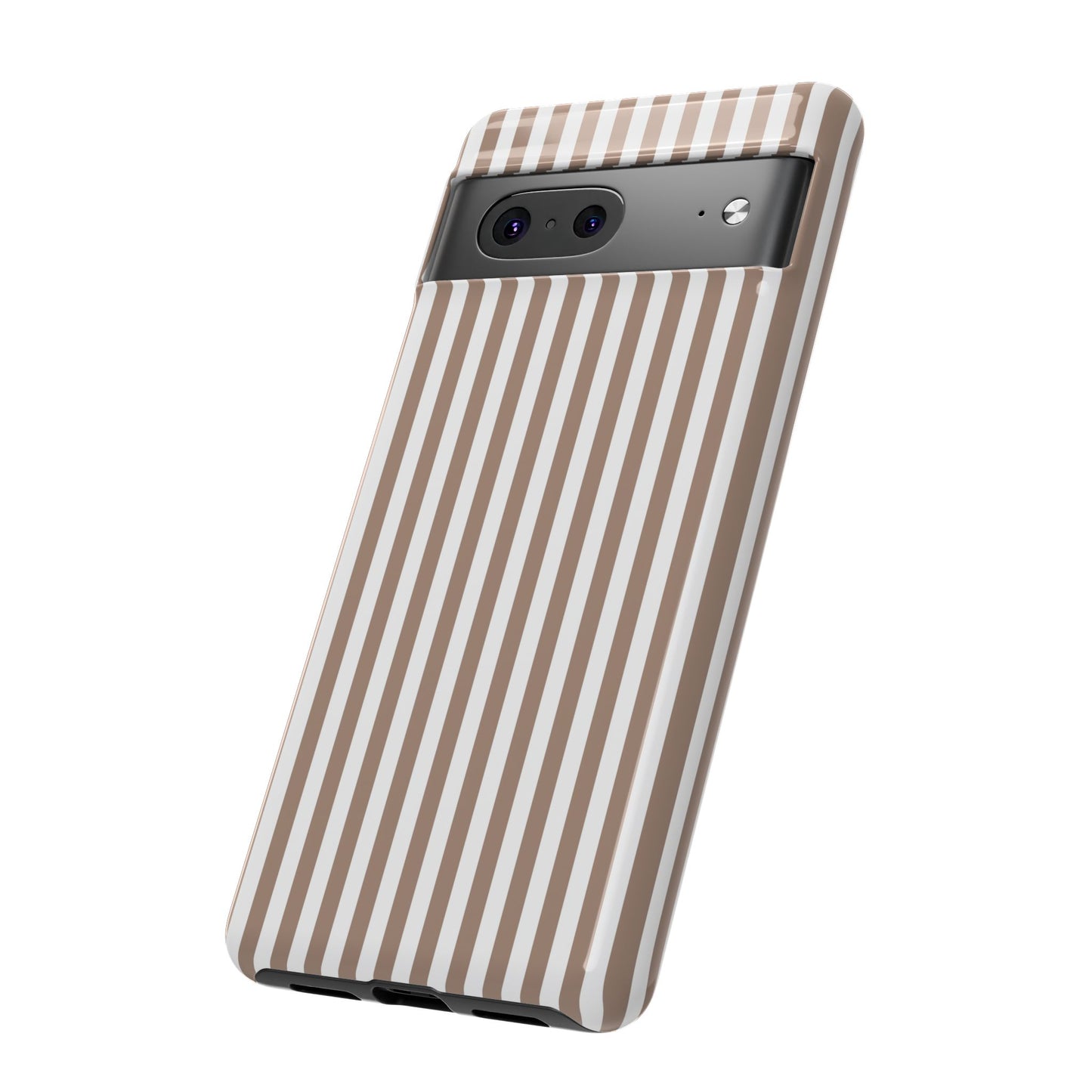 Beige & White Stripe Google Pixel Case