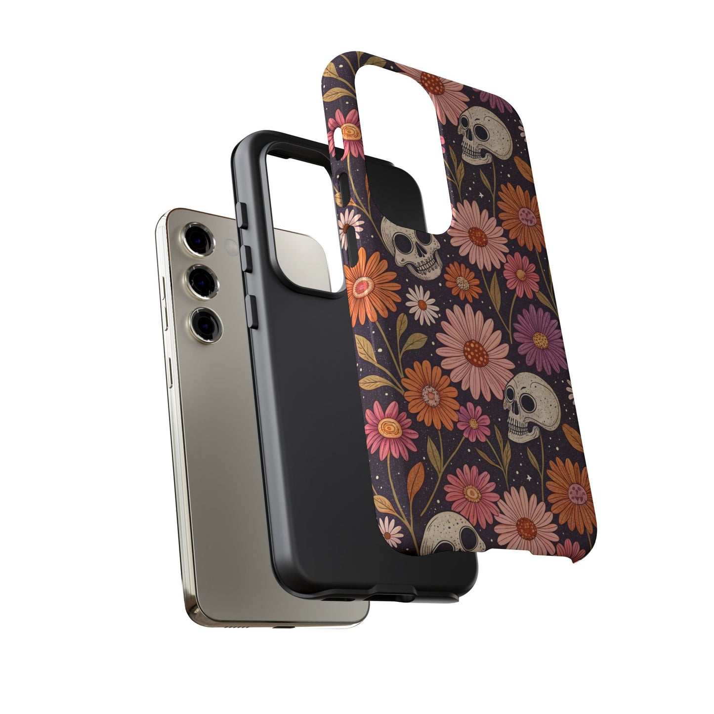 Skulls & Fall Florals Samsung Case
