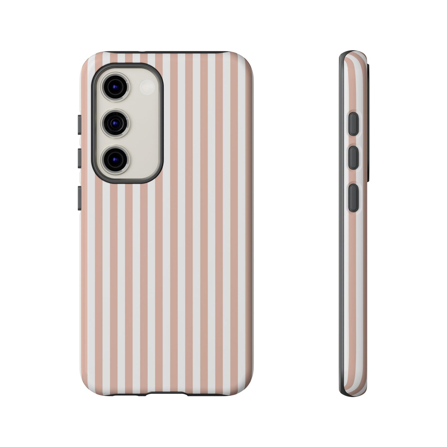 Blush & White Stripe Samsung Case