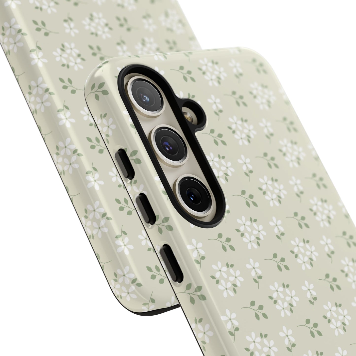 Beige Daisy Bloom Samsung Case