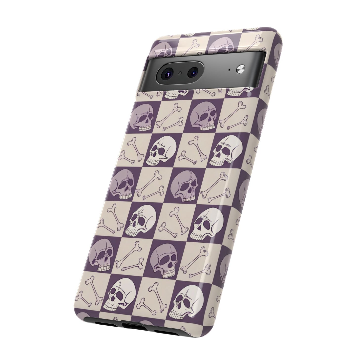 Skull & Bones Checkered Google Pixel Case