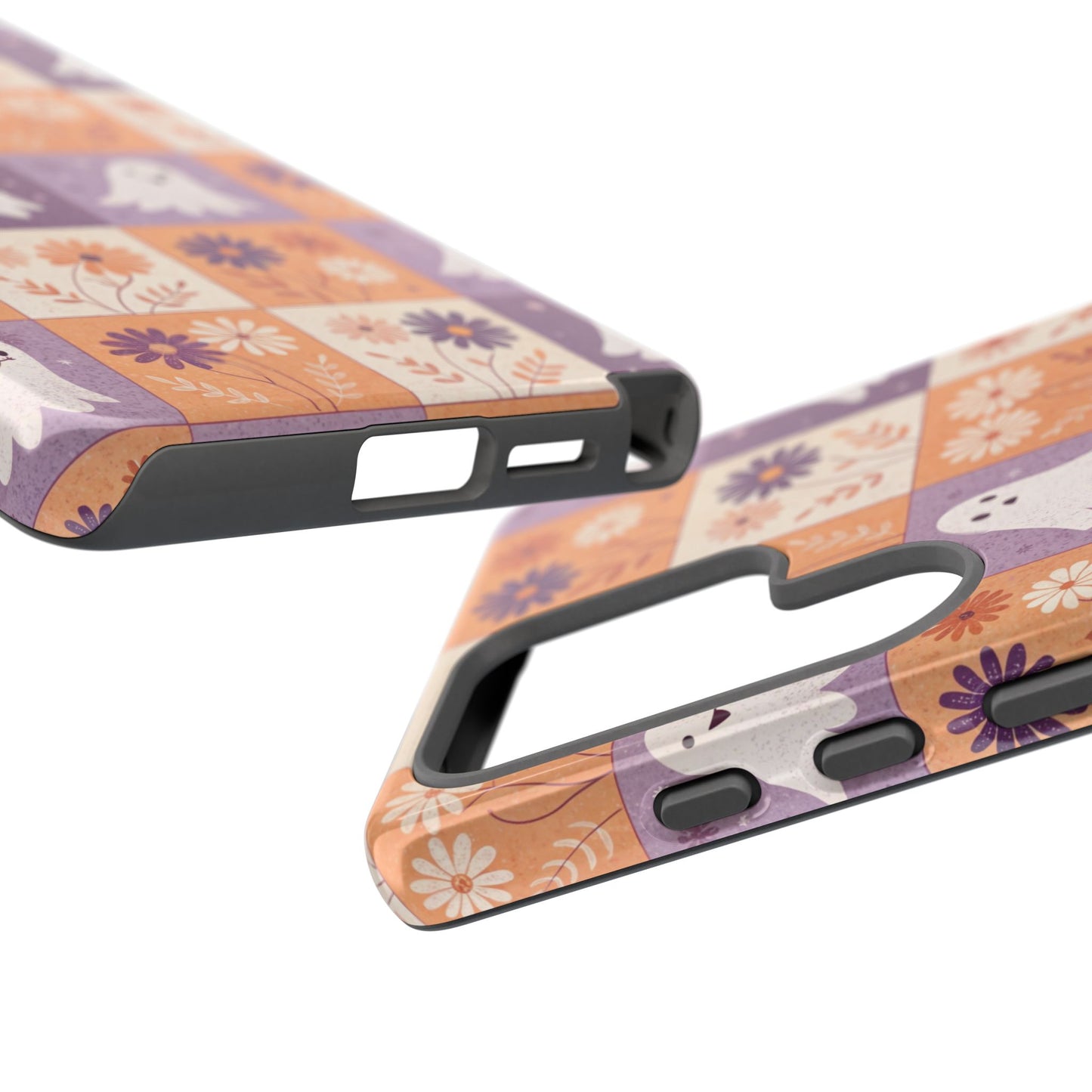 Ghost Floral Checkerboard Samsung Case