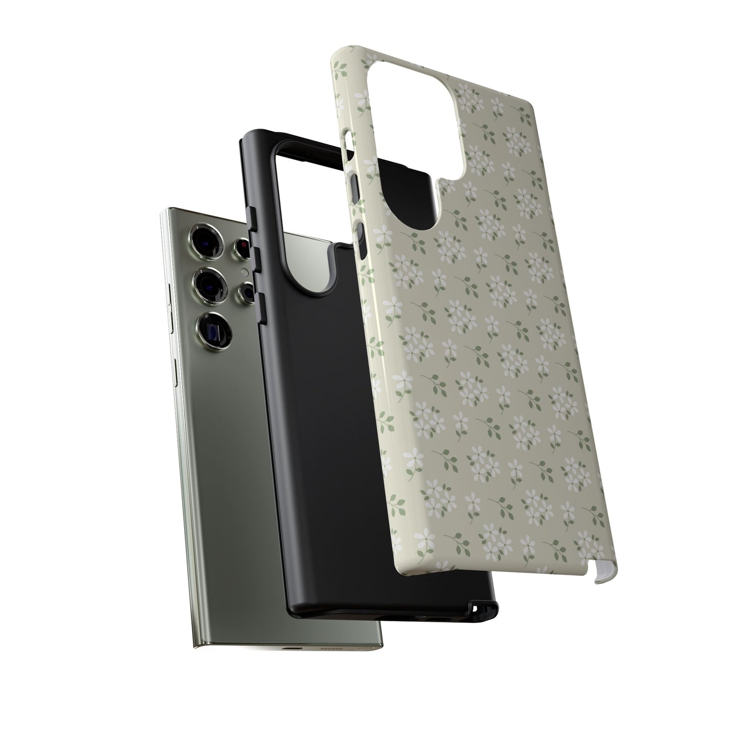 Beige Daisy Bloom Samsung Case