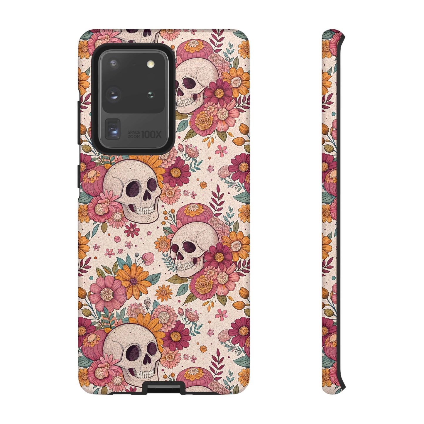 Floral Skull Samsung Case