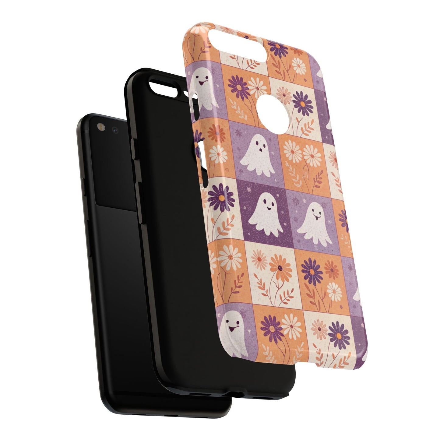 Ghost Floral Checkerboard Google Pixel Case