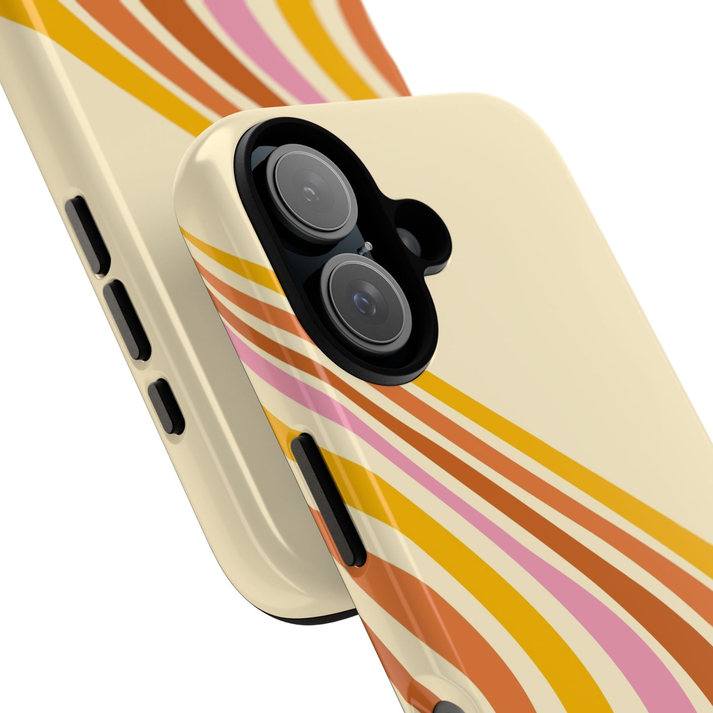 Retro Wave Swirl iPhone Case
